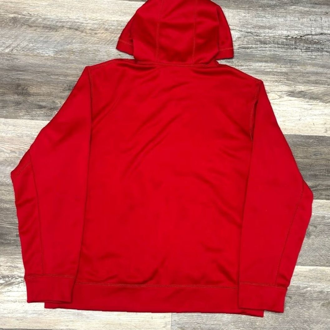 Nike Nike Therma Fit KO Performance 2.0 Red Mens L Pullover Hoodie EUC Mini Swoosh Kangaroo Pocket Sweatshirt Size US L / EU 52-54 / 3 - 3 Thumbnail