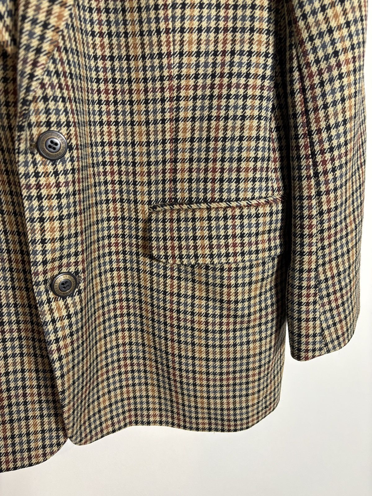 Vintage Vintage Jean Pierre Wool Plaid Blazer Size 42L - 3 Thumbnail