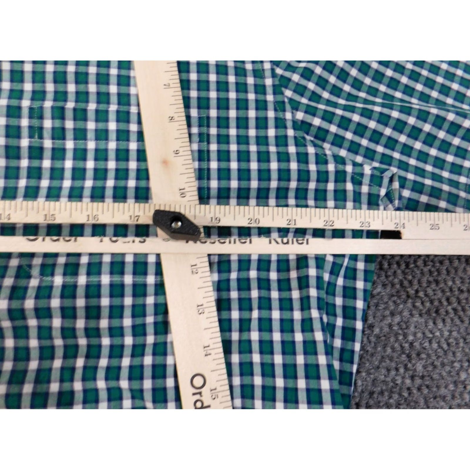 Brooks Brothers Brooks Brothers Shirt Large Green Plaid Button Down Regent Classic Business Mens Size US L / EU 52-54 / 3 - 6 Thumbnail