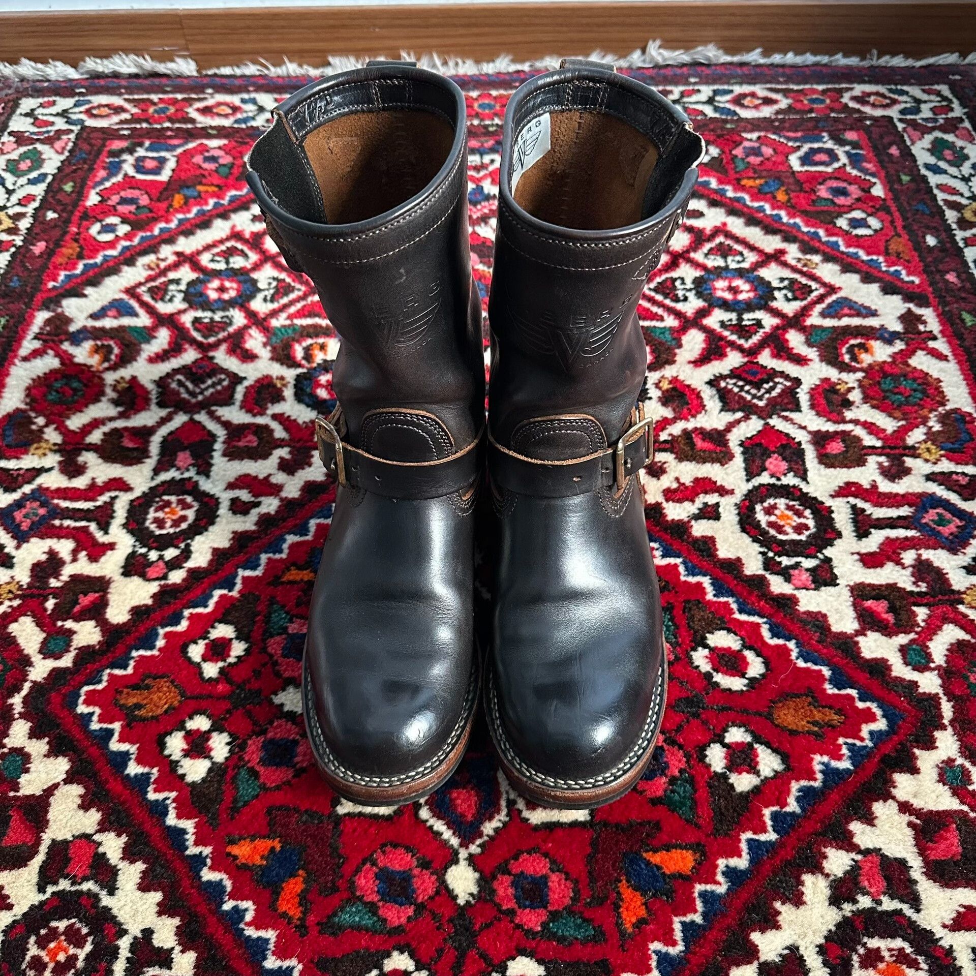 Viberg Viberg Engineer Boots in Dark Brown Leather Size US 7.5 / EU 40-41 - 1 Thumbnail