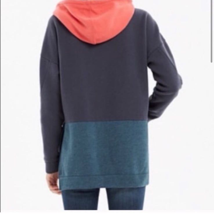 Madewell Madewell colorblocked hooded sweatshirt with split hem Size S / US 4 / IT 40 - 2 Thumbnail