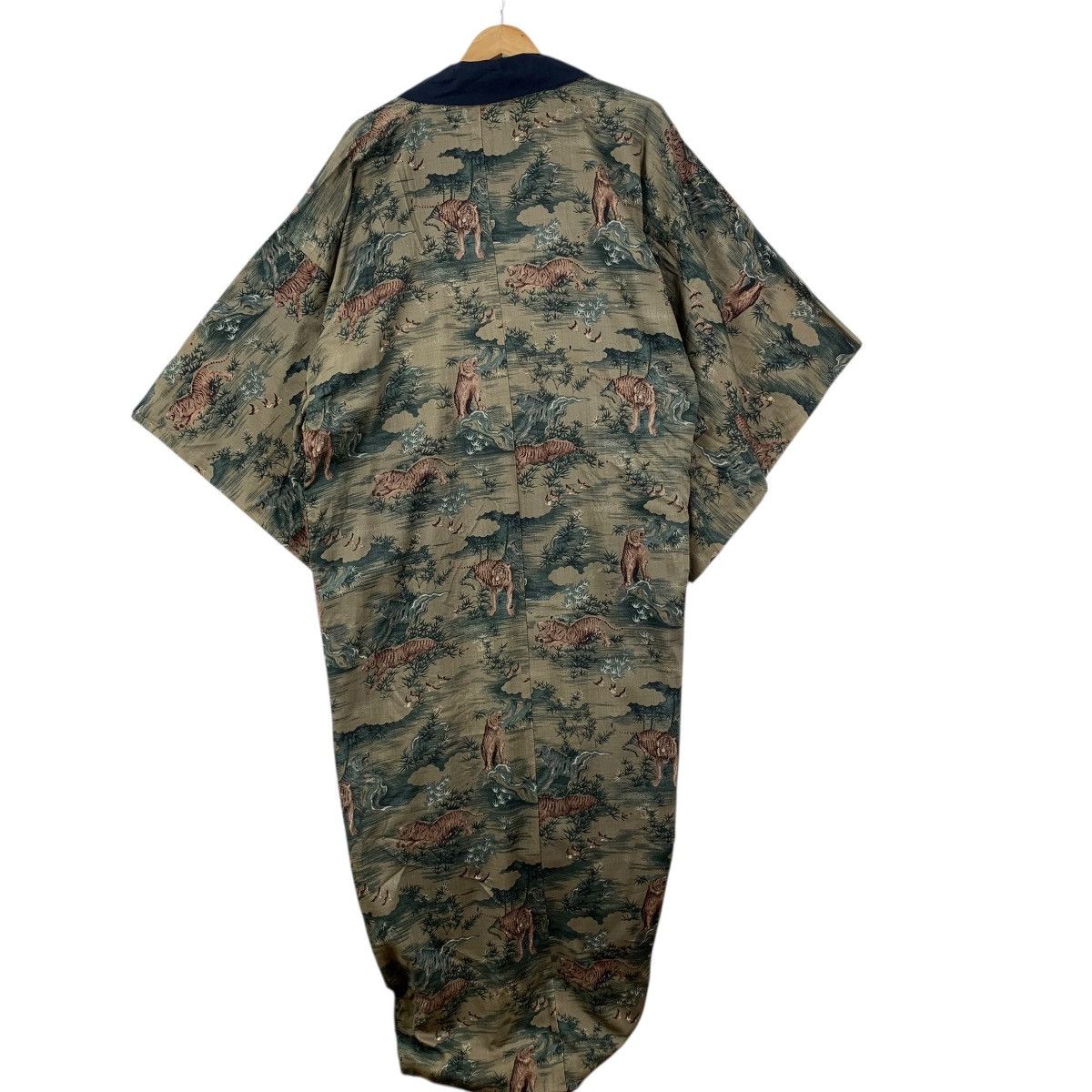Vintage Vintage 70s KIMONO INFINITY TIGER JAPAN Traditional Geisha Size XXL / US 16-18 / IT 52-54 - 7 Thumbnail