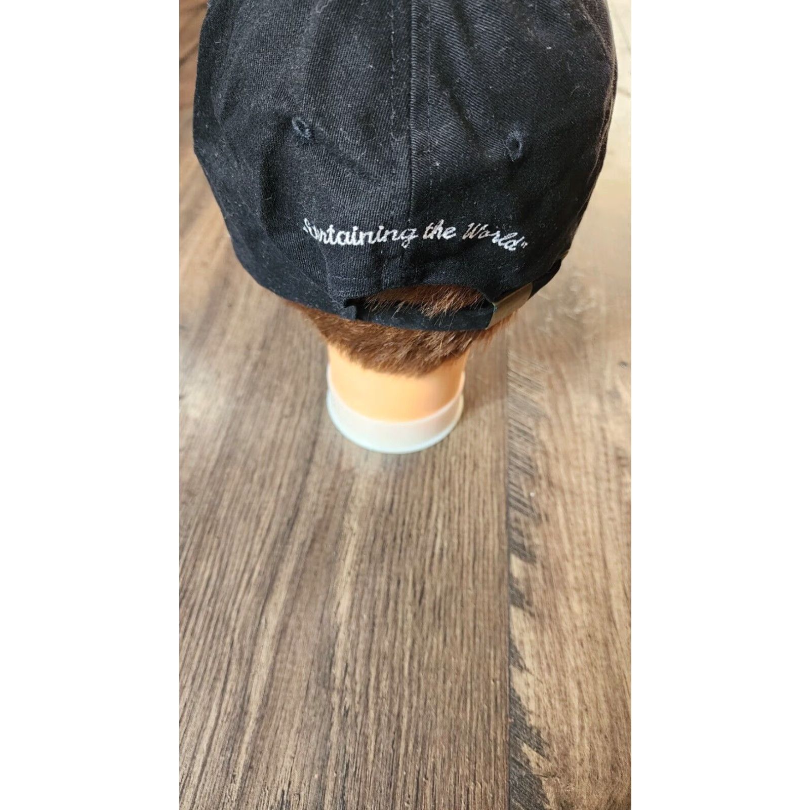 Vintage VINTAGE Warner Bros Studios Corduroy Adjustable Baseball Cap Hat Black 1990s Mens Size ONE SIZE - 3 Thumbnail