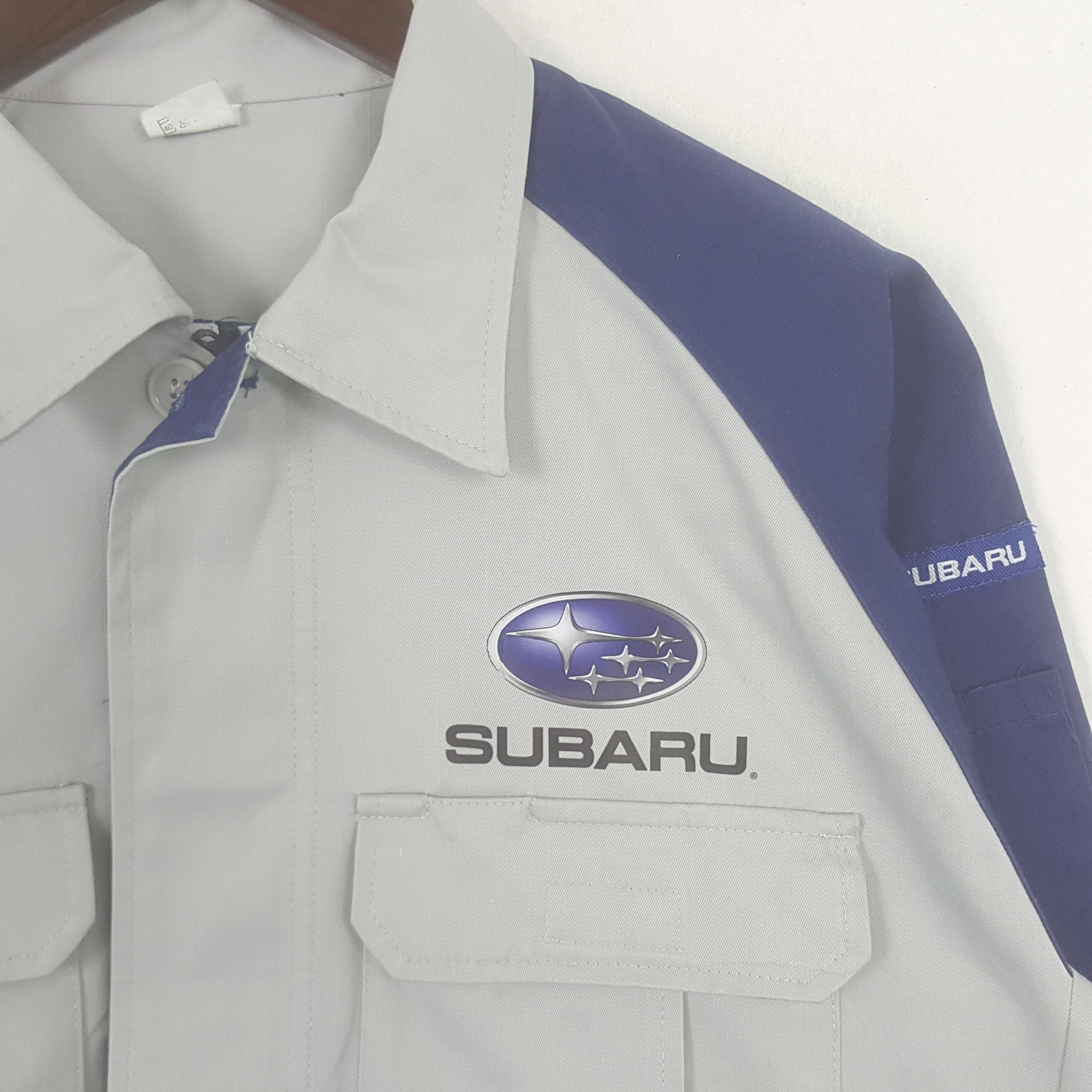 Japanese Brand × Vintage Vintage SUBARU Custom Logo Worker Sport Jacket Size US L / EU 52-54 / 3 - 4 Thumbnail