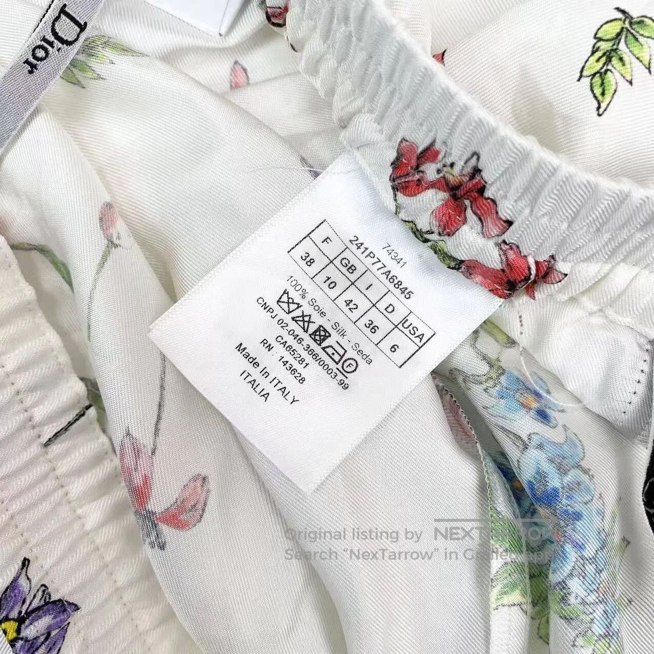 Dior Dior floral silk shorts| Size 25" / US 0 / IT 36 - 4 Thumbnail
