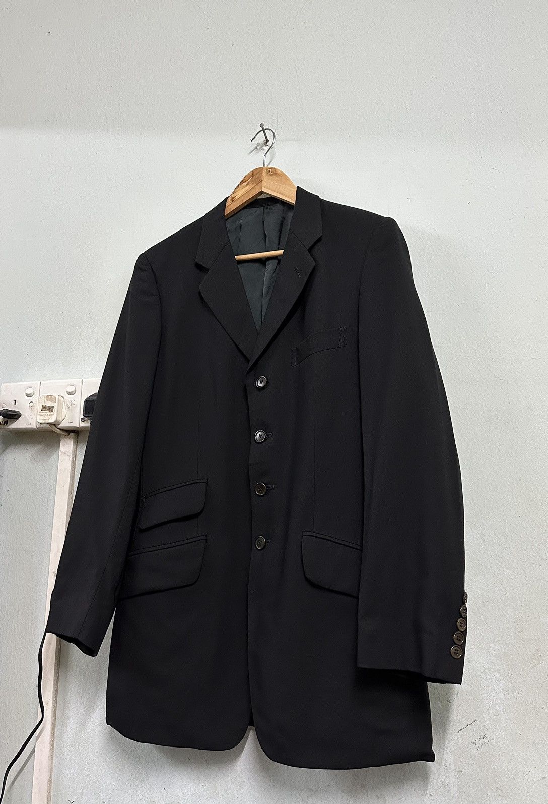 Paul Smith Paul Smith Tailored 4 Button Black Blazer Jacket Size US M / EU 48-50 / 2 - 10 Thumbnail
