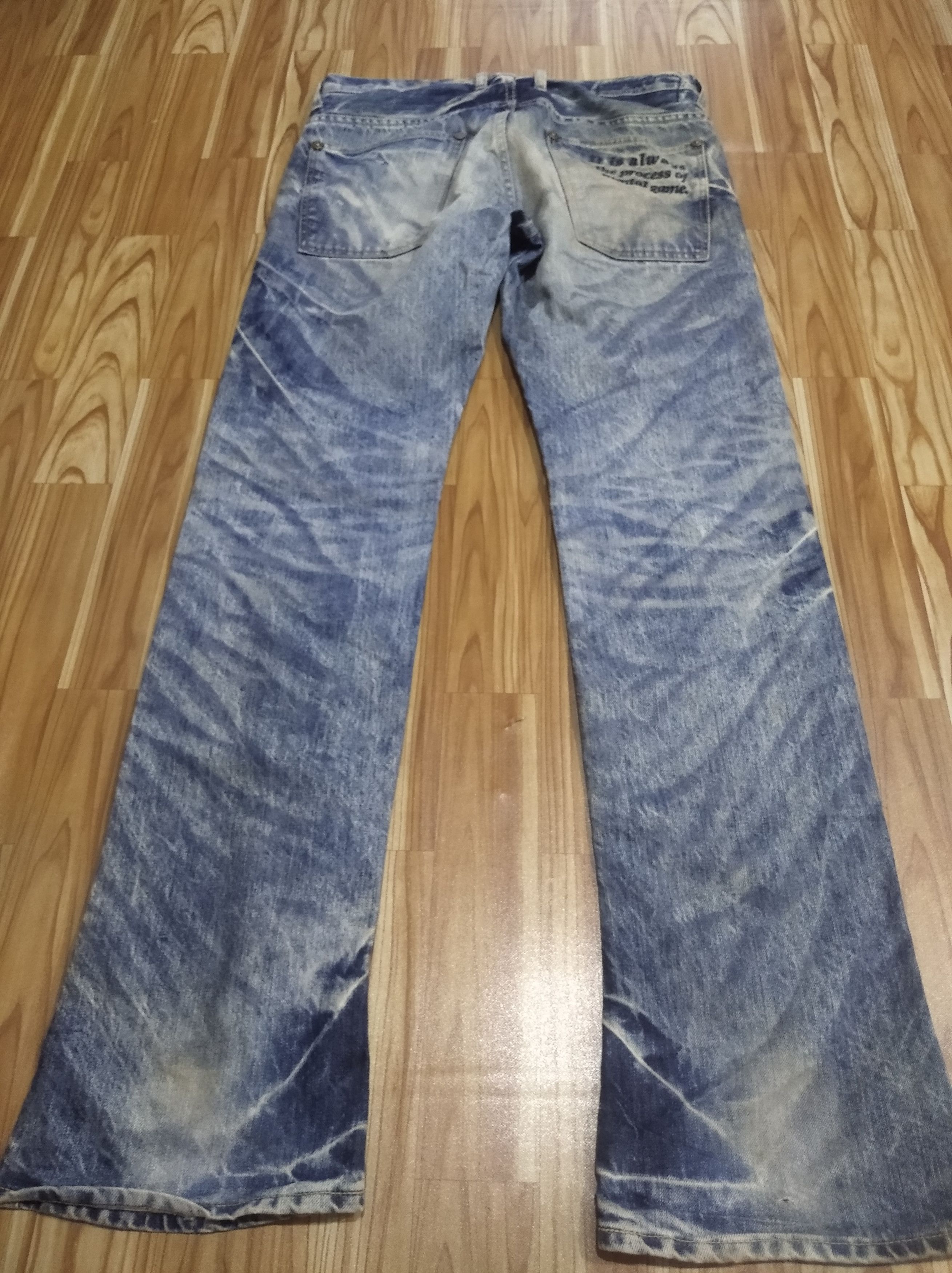 Hysteric Glamour × Japanese Brand Vintage Japanese Brand Blue Way Distressed Flare Jeans Size US 30 / EU 46 - 1 Thumbnail