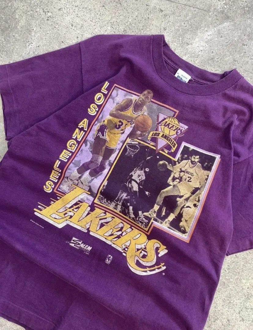 NBA × Vintage Lakers Vintage Jersey 1990 Salem Los Angeles Jersey Size US XL / EU 56 / 4 - 3 Thumbnail