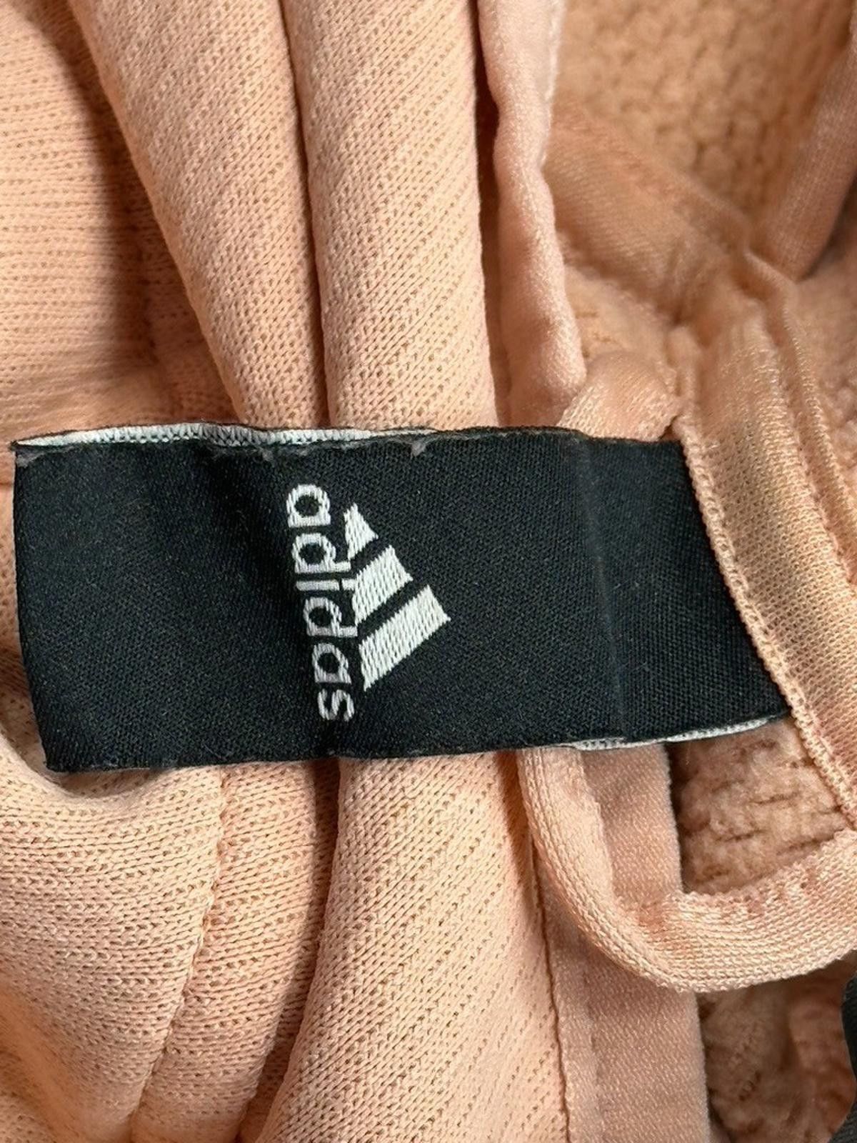 Adidas Adidas Graphic Logo Fleece Pullover Hoodie Pink Women's XS Size XS / US 0-2 / IT 36-38 - 9 Thumbnail