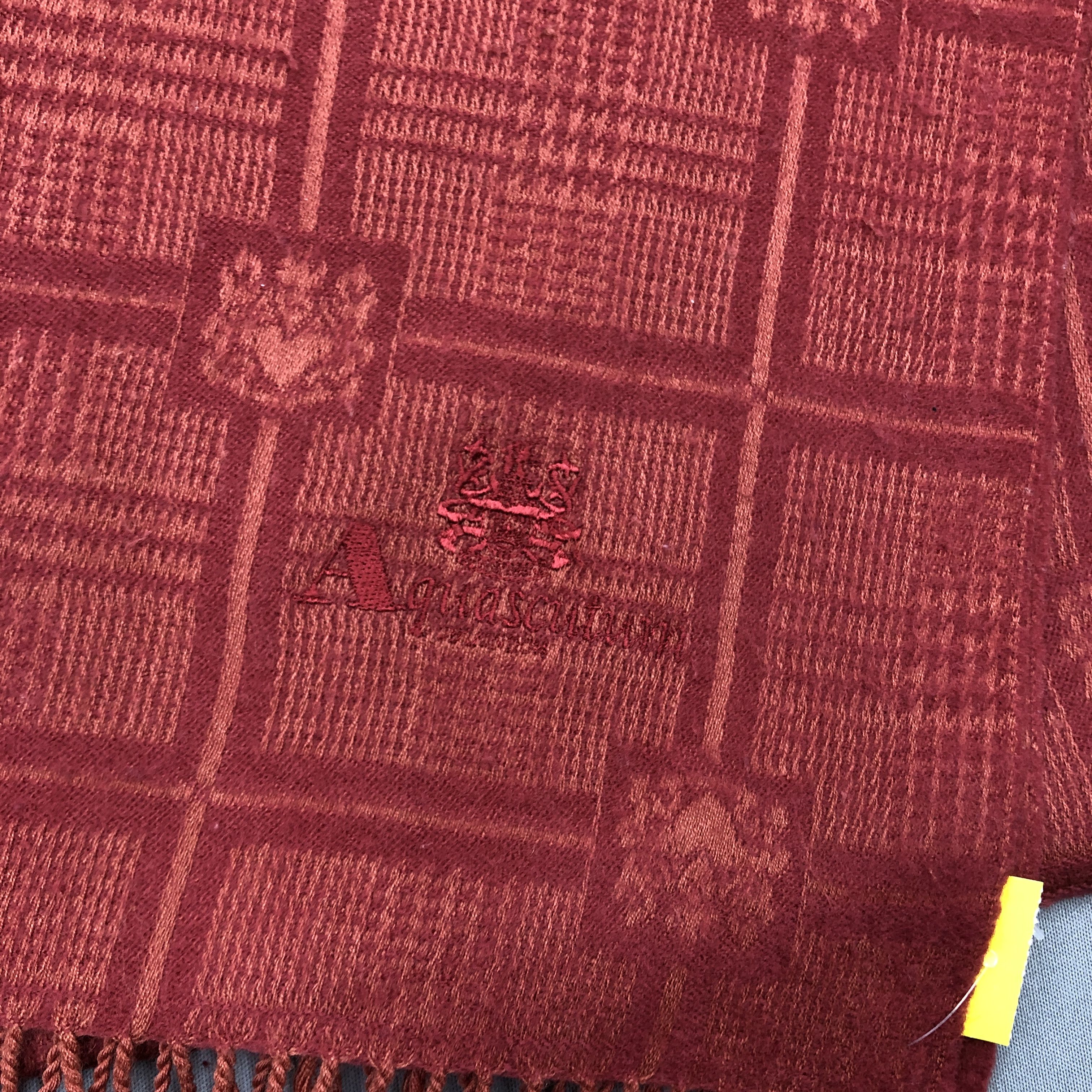 Aquascutum Vintage Aquascutum Scarf Muffler Wool Cashmere Scarves Size ONE SIZE - 5 Thumbnail