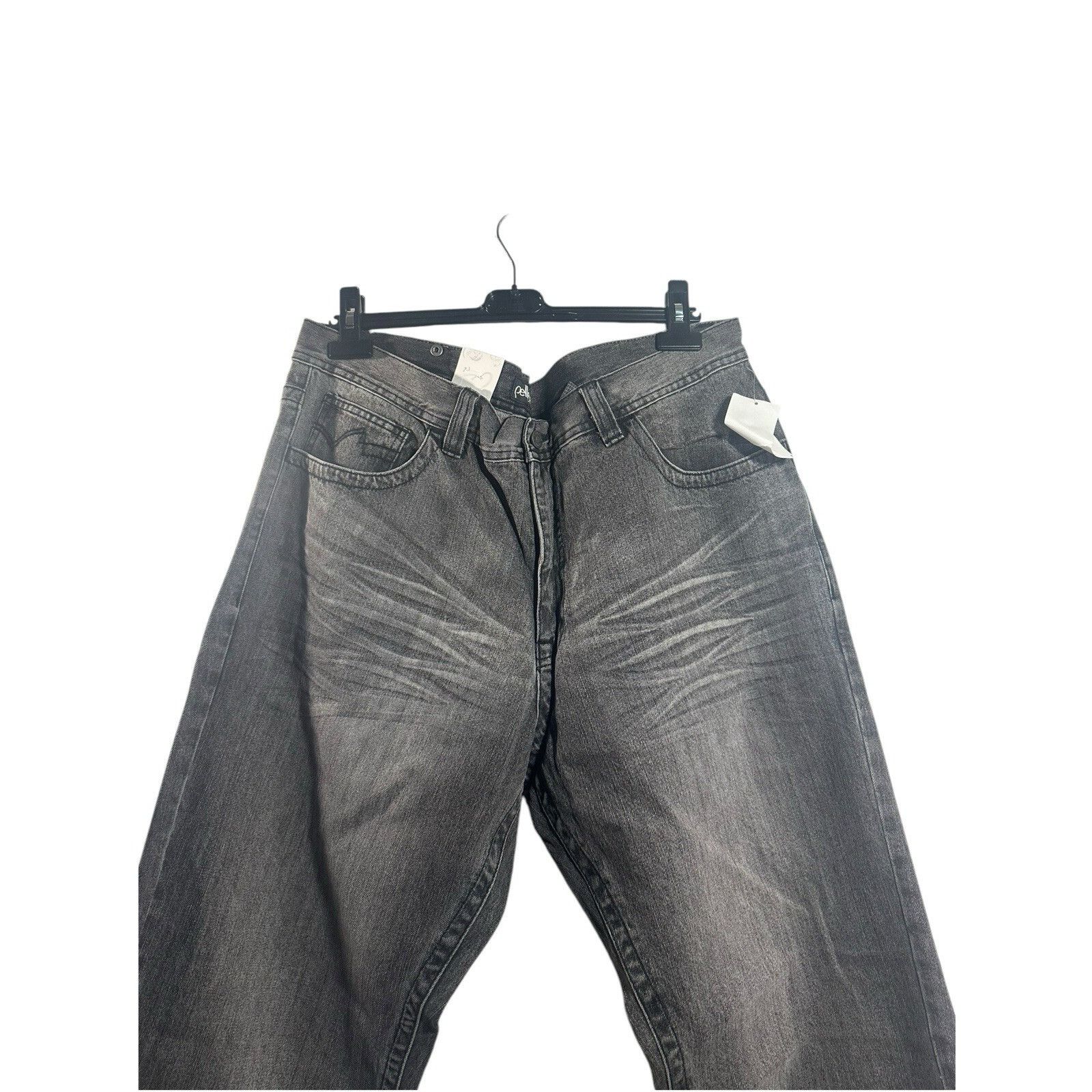 Pelle Pelle VTG Pelle Pelle Baggy Jeans Men's 34-34 Black Hip Hop Whiske Size US 40 / EU 56 - 2 Thumbnail