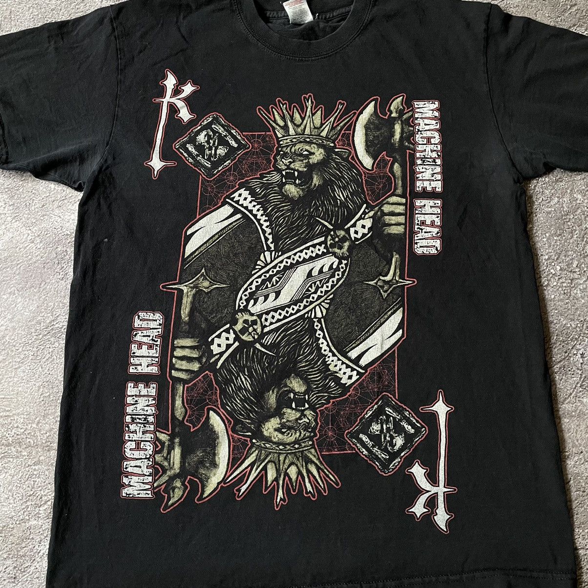 Vintage Vintage Y2K Graphic Tee Black Goth Horror Skeleton Abstract Size US L / EU 52-54 / 3 - 5 Thumbnail