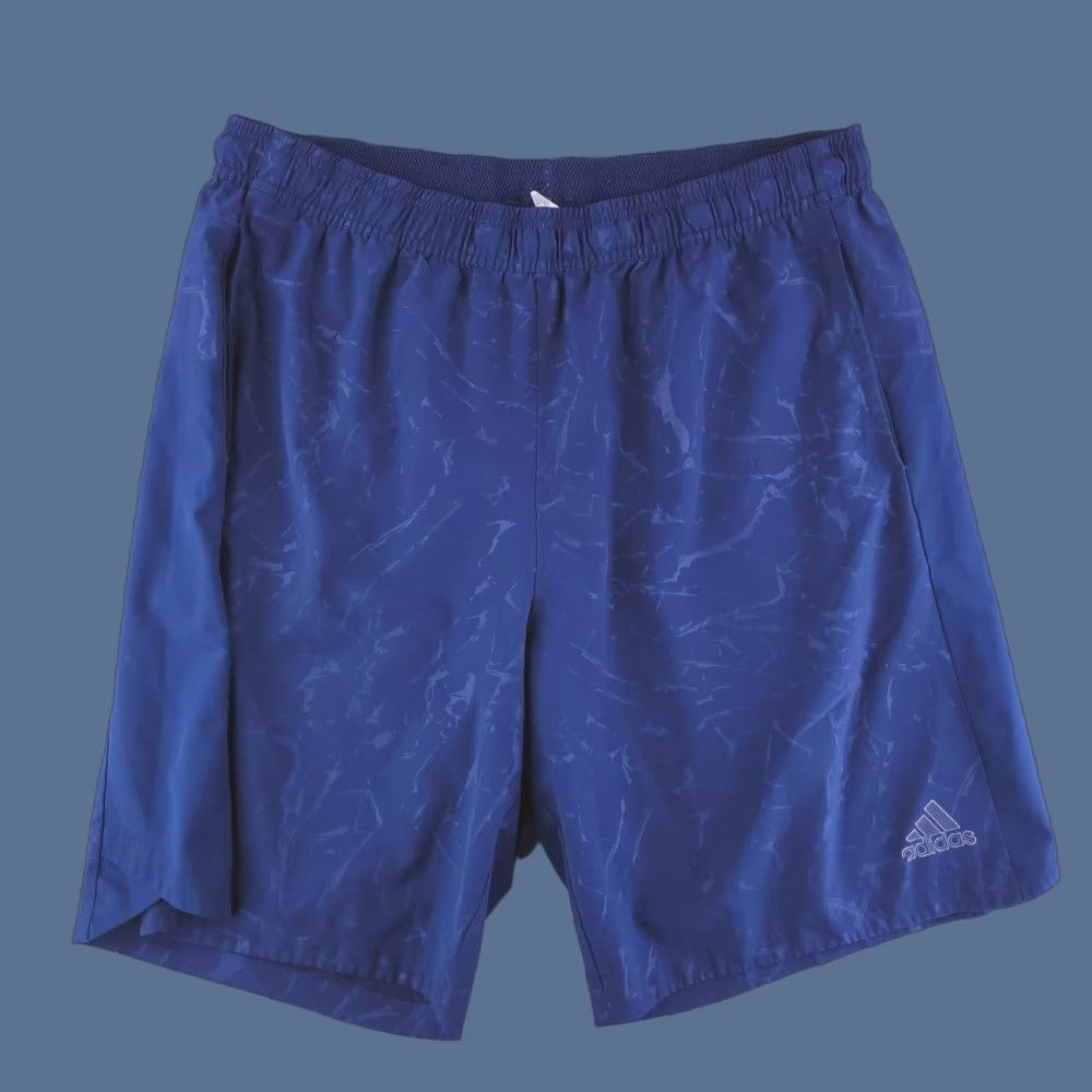 Adidas Adidas Shorts Mens 2XL Blue Gym Running Workout with Pockets Camo Size US 39 - 1 Thumbnail