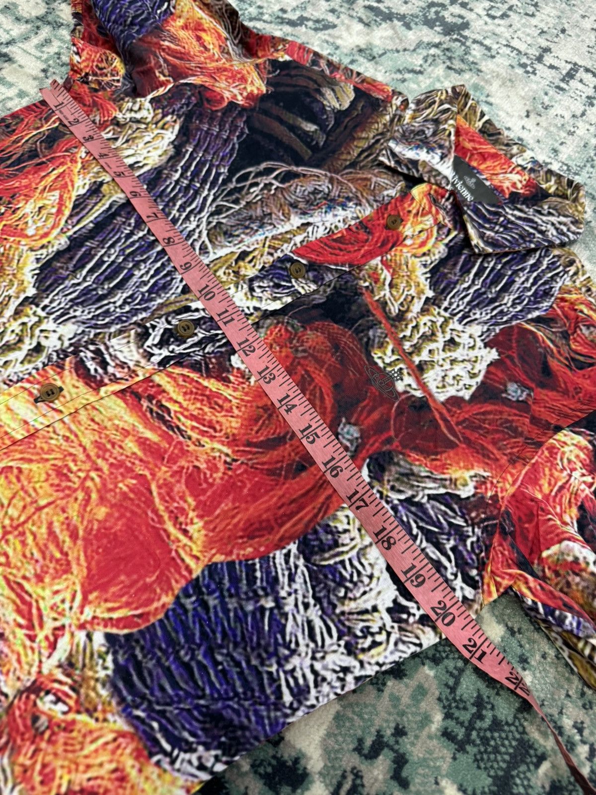 Vivienne Westwood VIVIENNE WESTWOOD MICROFIBER FULL PRINT BUTTON UP SHIRT Size US M / EU 48-50 / 2 - 5 Thumbnail