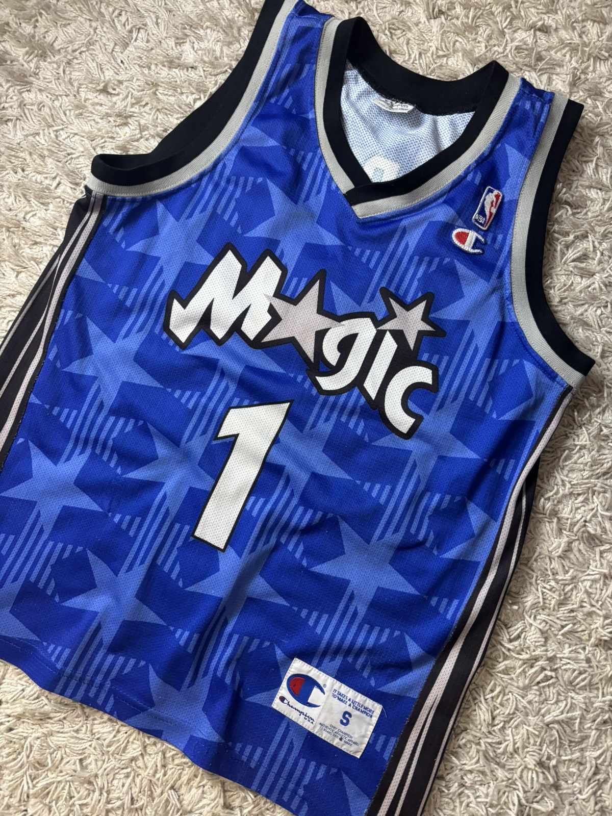 Champion × NBA × Vintage Vintage Orlando Magic Tracy Mcgrady Champion Jersey Size US S / EU 44-46 / 1 - 2 Thumbnail