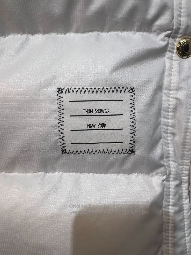Thom Browne Thom Browne White long down jacket Size S / US 4 / IT 40 - 6 Thumbnail