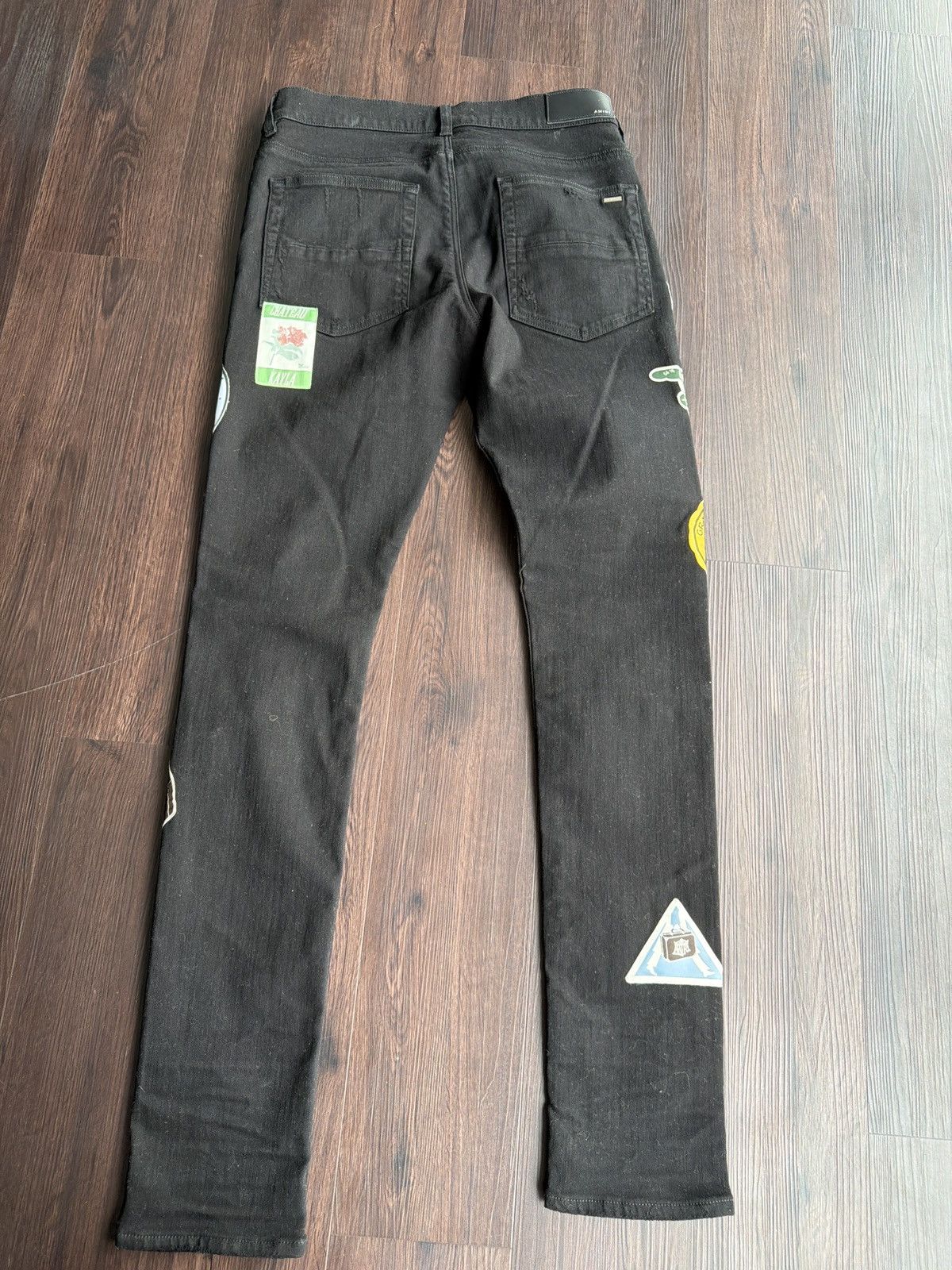 Amiri Amiri Jeans All Over Patch Black Denim Size US 32 / EU 48 - 3 Thumbnail