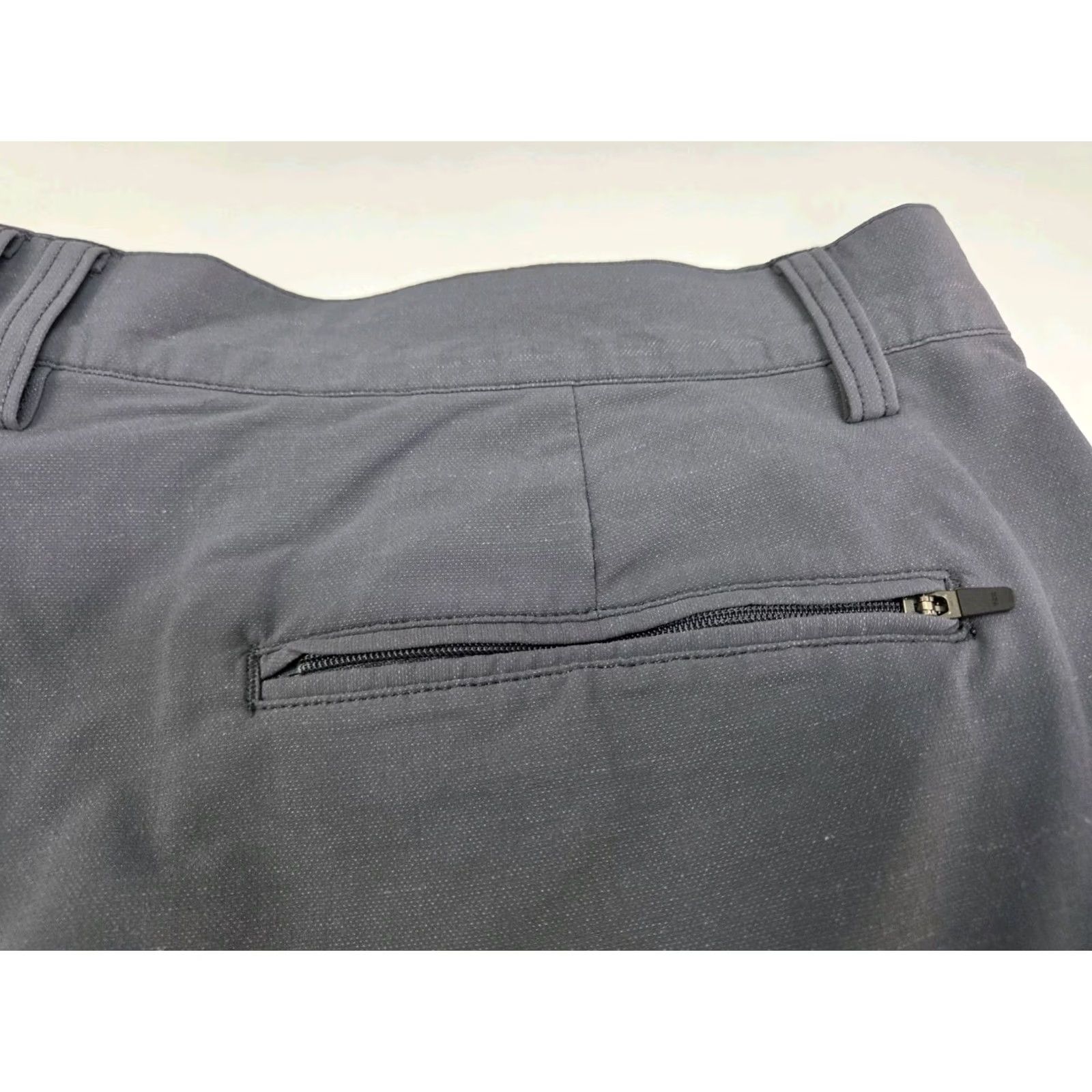 Vintage Toes on the Nose Mens Gray Stretch Chino Shorts Pockets Size 38/8" #7825 Size US 38 / EU 54 - 5 Thumbnail