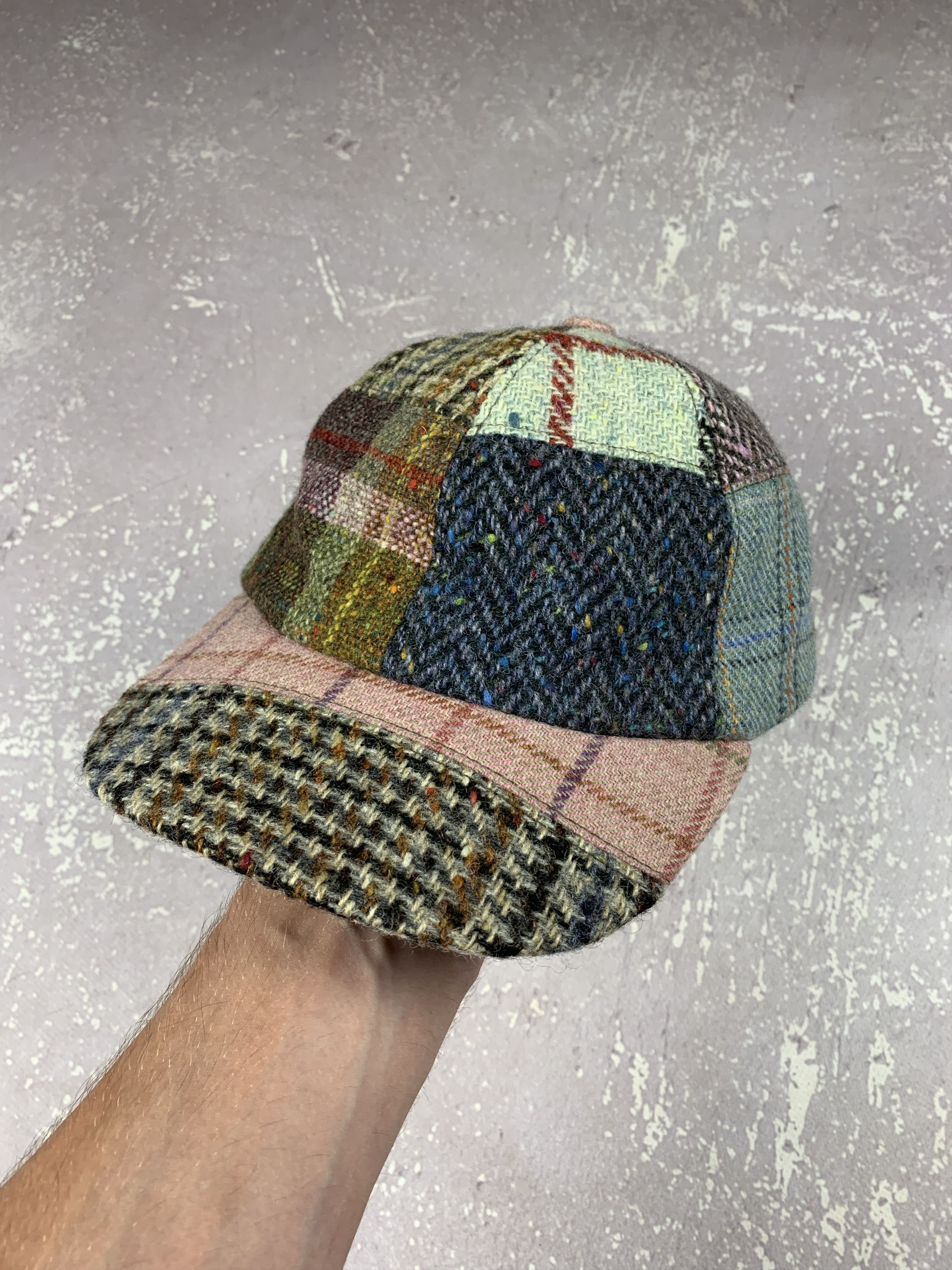 Harris Tweed × Stussy Stussy Harris Tweed New Era Cap Hat Stock