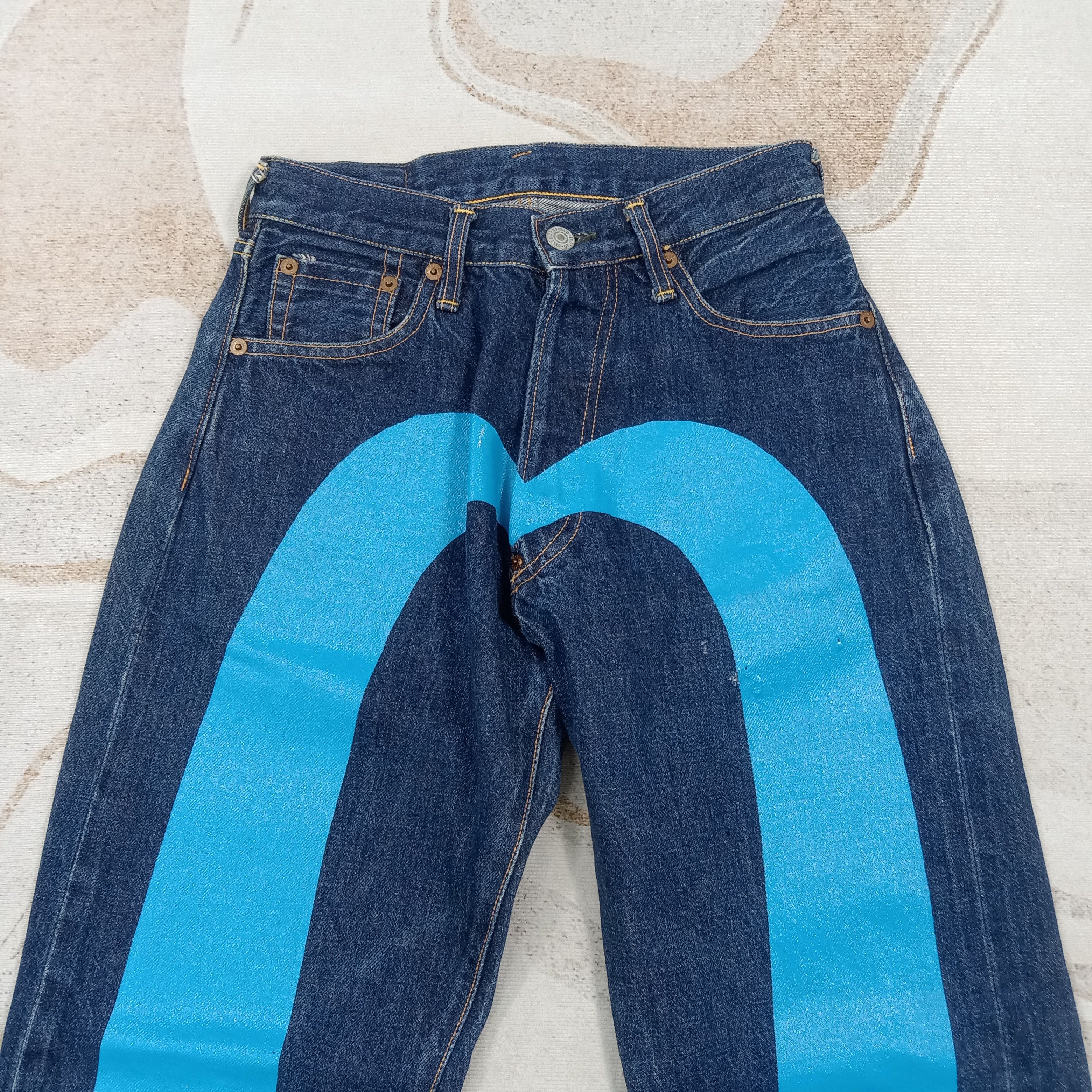 Evisu Evis Jeans Selvedge Daicock Custom Denim Jeans C280N24 Size 25" / US 0 / IT 36 - 2 Thumbnail