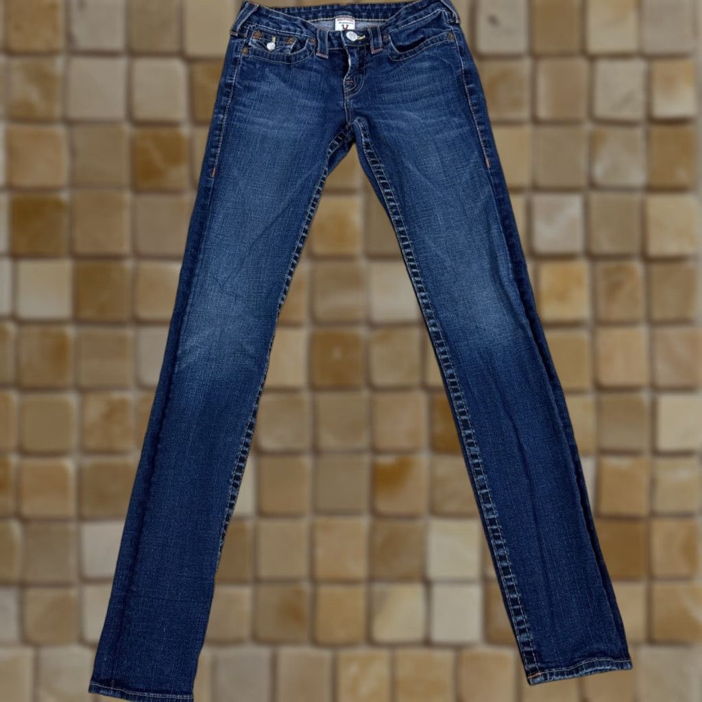True Religion True Religion Jeans Womens 29 Julie Skinny Low Rise Blue Denim Size 29" - 1 Thumbnail