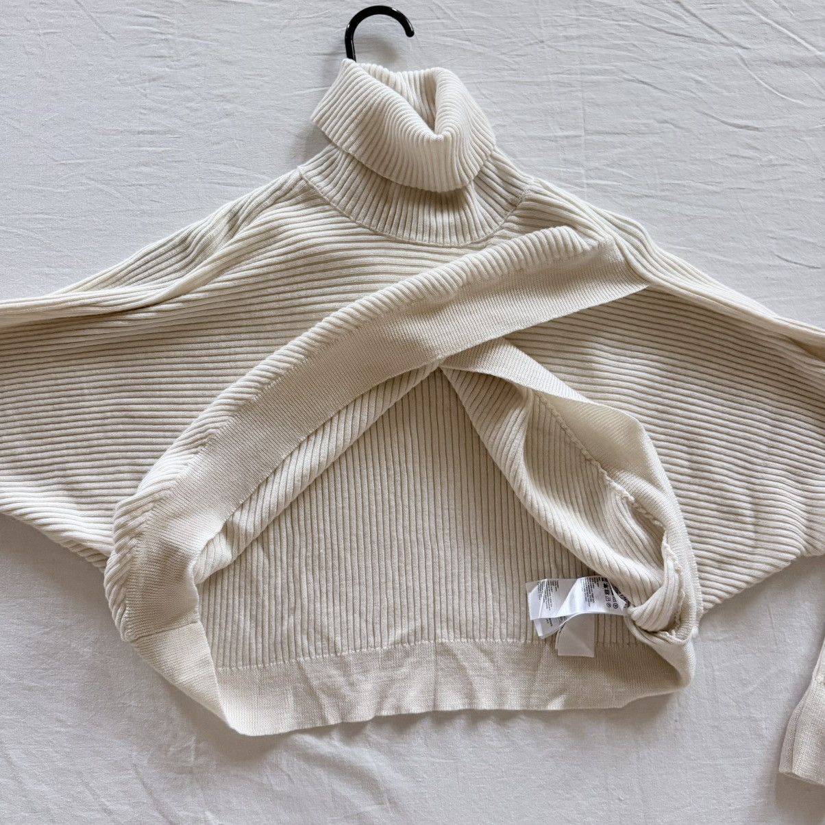 Allsaints AllSaints Marias Jumper XS 100% Merino Wool Cropped Layered Size XS / US 0-2 / IT 36-38 - 18 Thumbnail