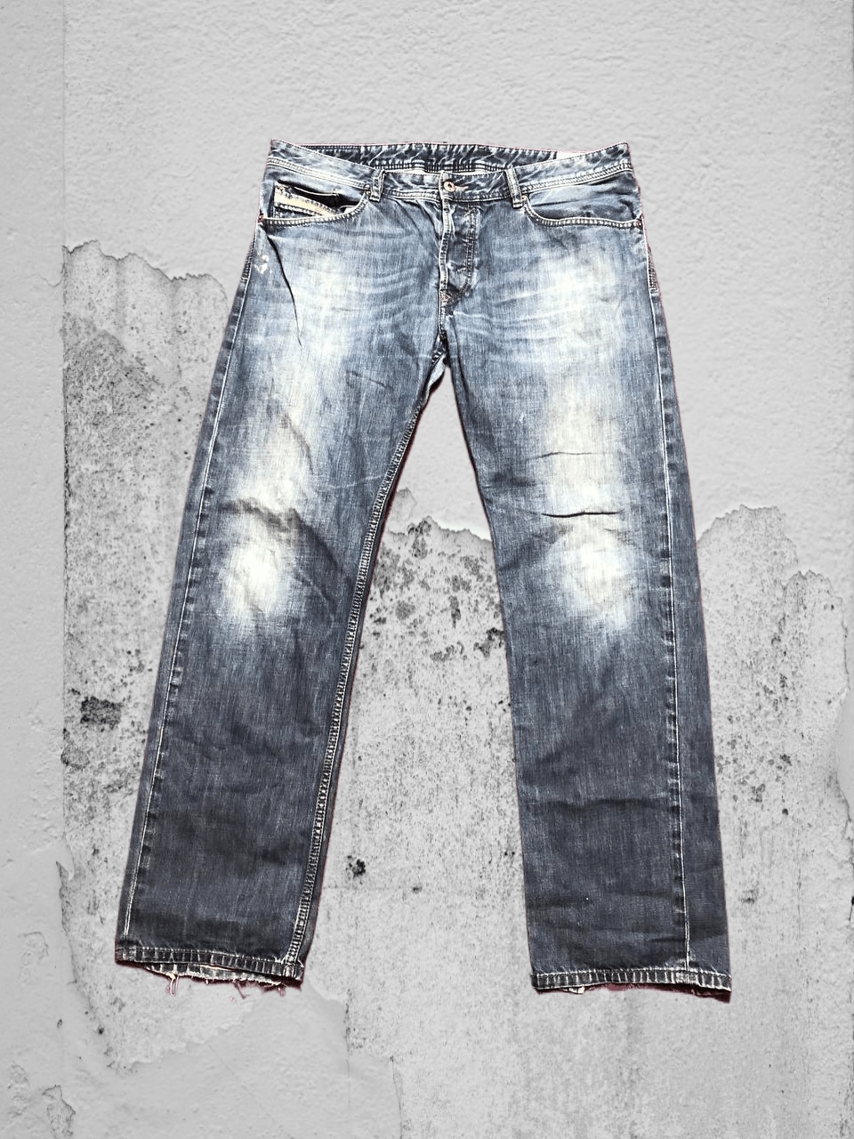 Diesel vintage jeans pants Diesel blue crazy Y2K WAYKEE Size US 36 / EU 52 - 1 Thumbnail