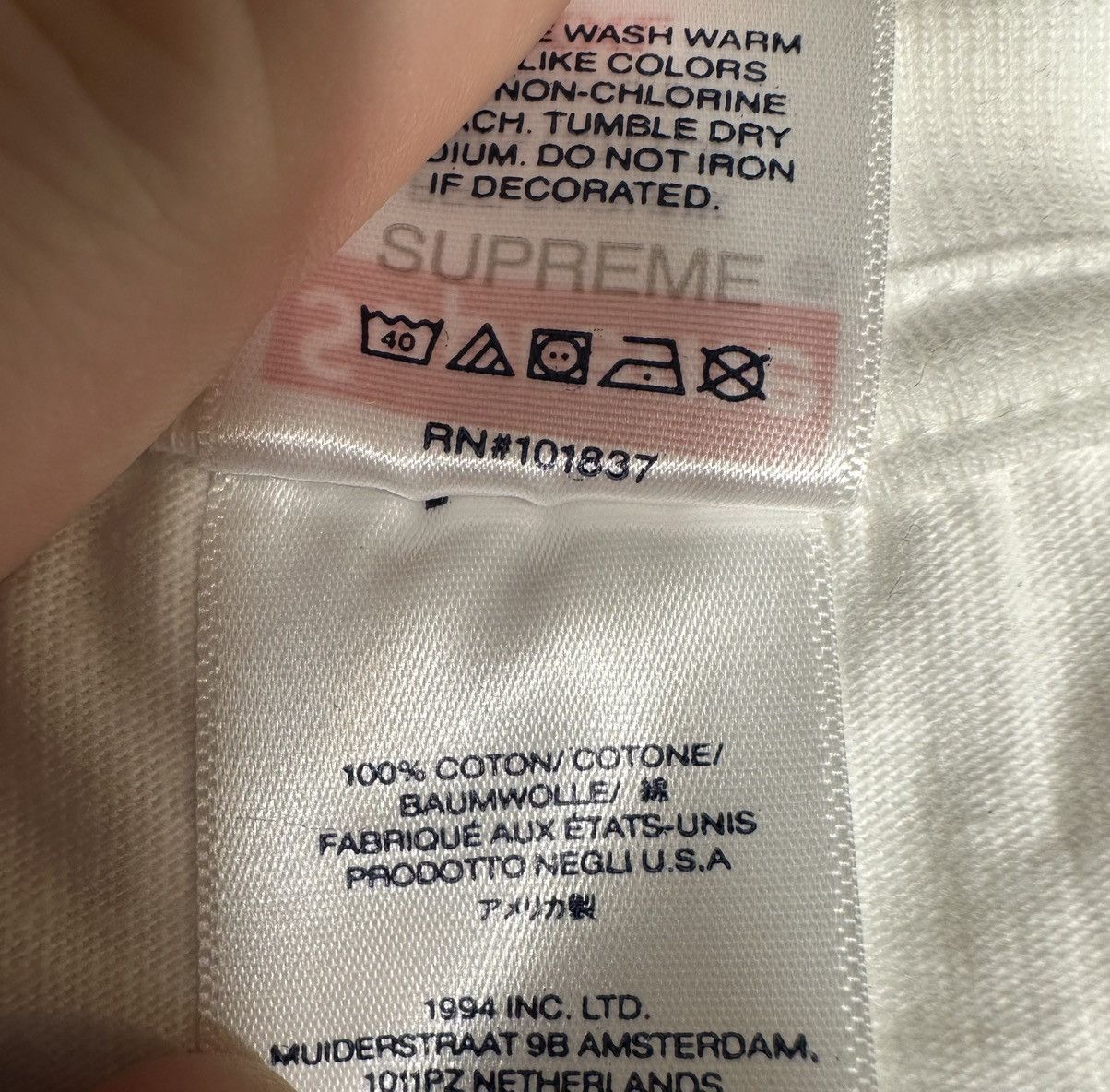 Supreme Supreme Paris Tee / Brand New 2XL Size US XXL / EU 58 / 5 - 3 Thumbnail