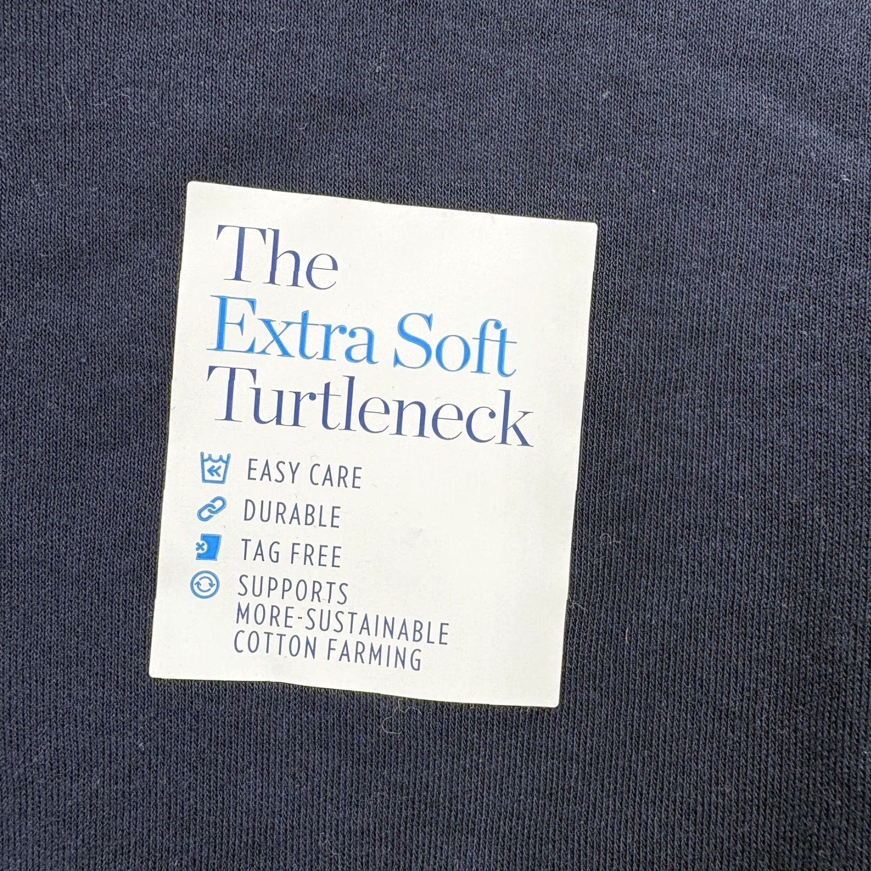 Croft & Barrow Croft & Barrow Shirt Mens XL Blue Turtleneck Long Sleeve Tagless NWT Extra Soft Knit Winter Wool Free? Size US XL / EU 56 / 4 - 5 Thumbnail