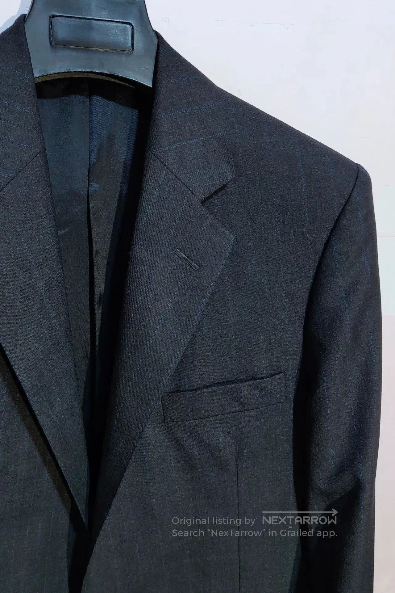 Aquascutum Aquascutum Wool Suit with Stripes. Size US M / EU 48-50 / 2 - 2 Thumbnail