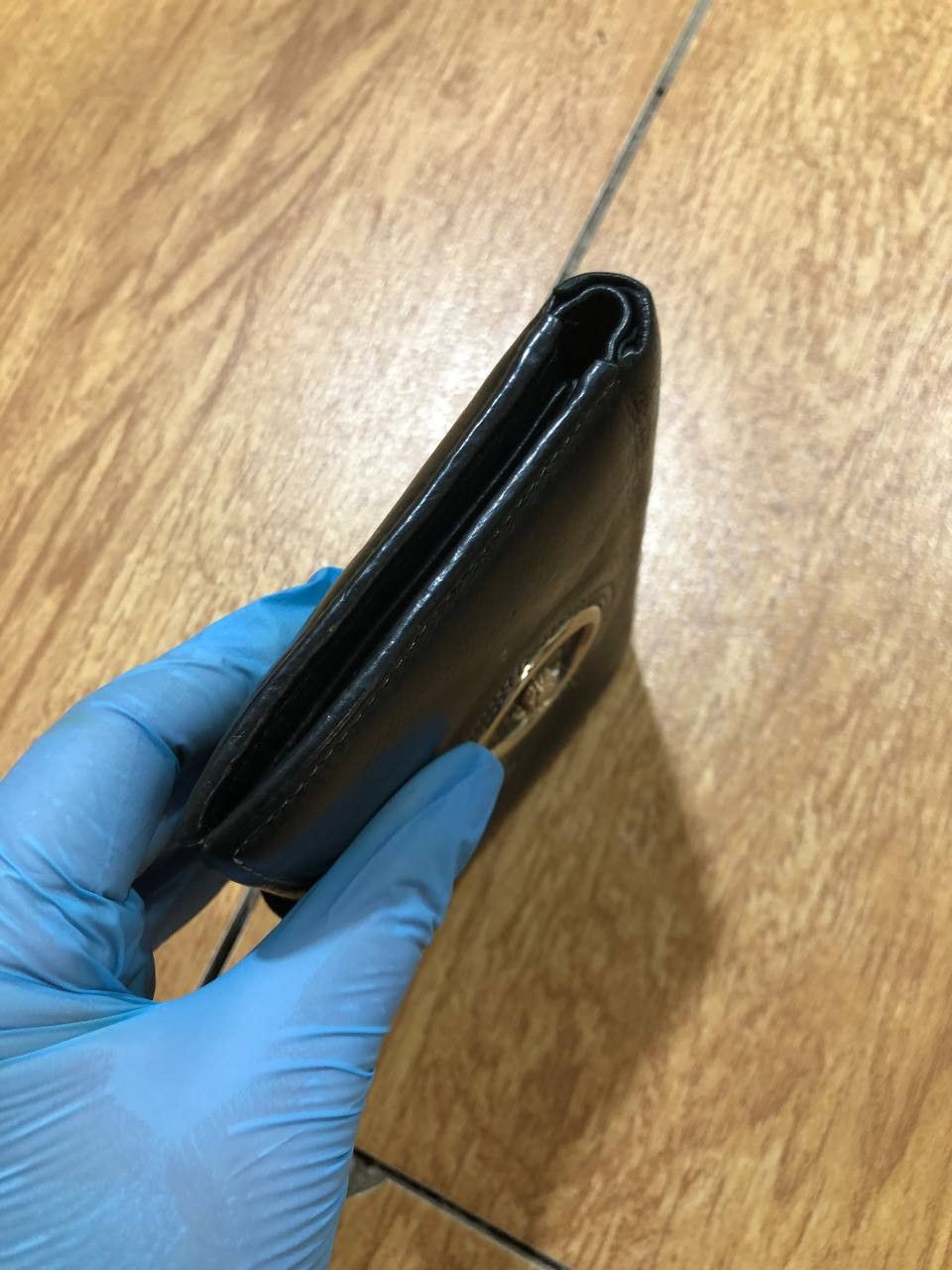 Versace Versace Leather Card Holder - Black Wallets Size ONE SIZE - 10 Thumbnail