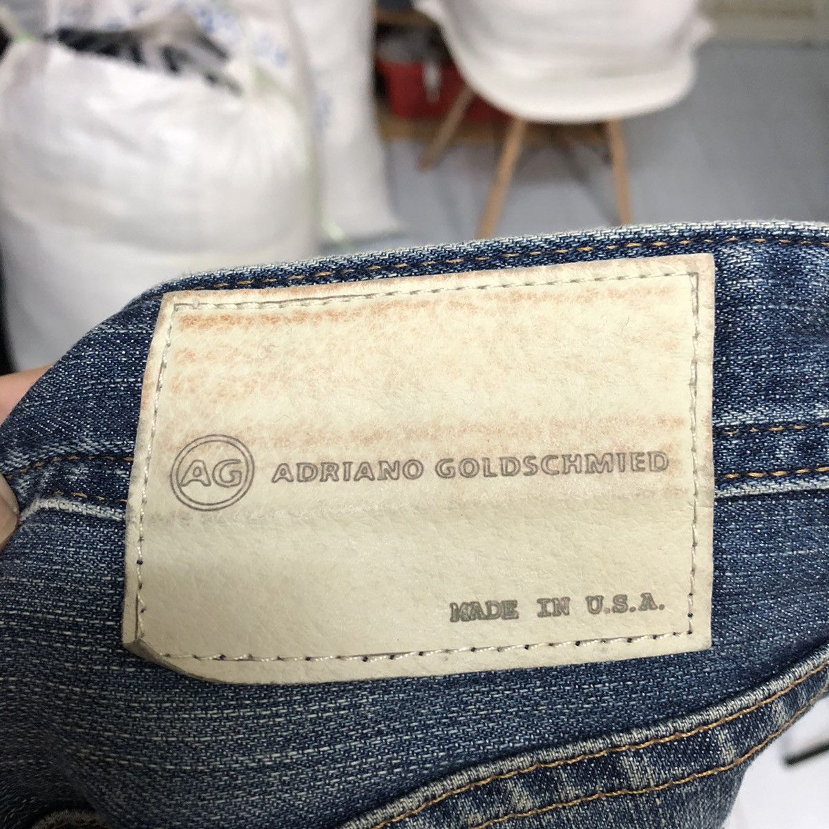 AG Adriano Goldschmied × Vintage DLL AG Adriano Goldschmied Blue Denim Pants #C253 Size US 32 / EU 48 - 16 Thumbnail