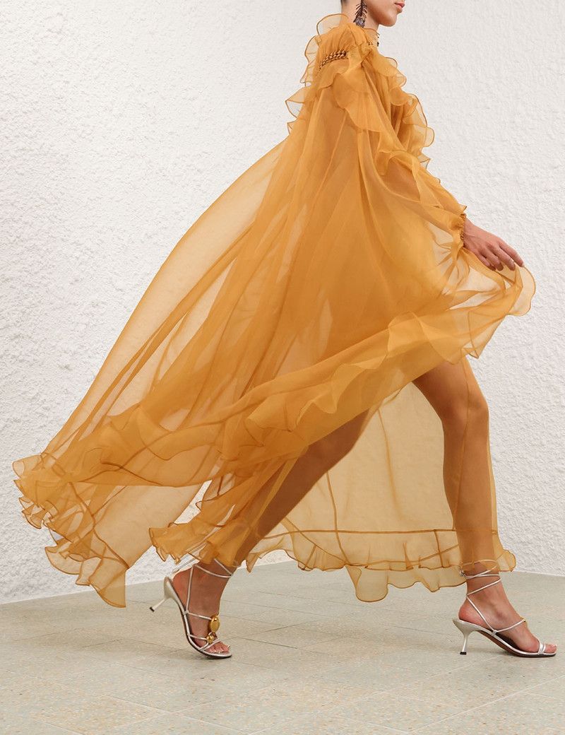 Zimmermann oc11z0226 Balance Braided Gown In Tan Size L / US 10 / IT 46 - 7 Thumbnail