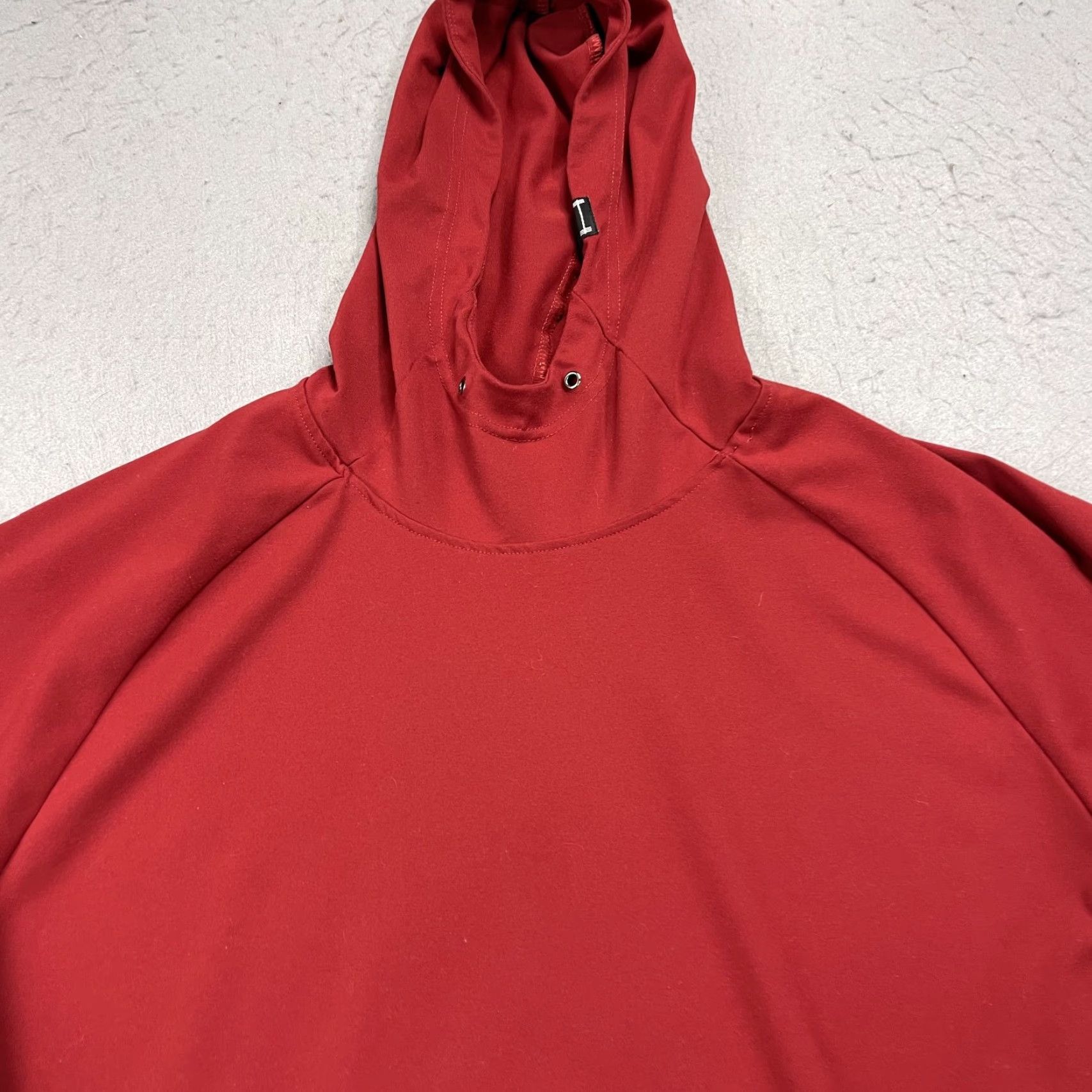 Vintage Barbell Apparel Hoodie Mens Large Red Performance Stretch Pullover Sweatshirt Size US L / EU 52-54 / 3 - 2 Thumbnail