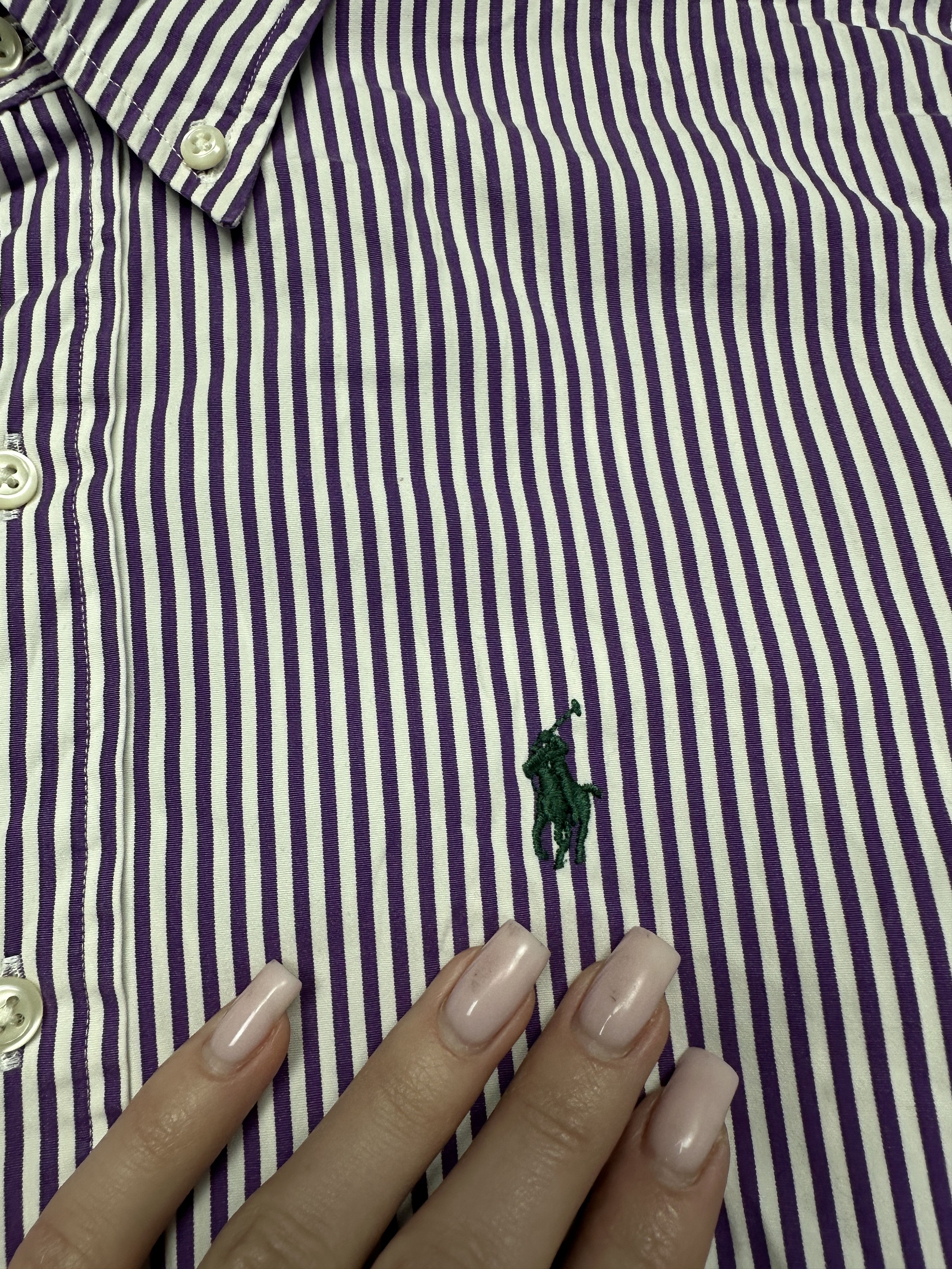 Polo Ralph Lauren Polo Ralph Lauren Vintage Mens Long Sleeve Striped Shirt Size US S / EU 44-46 / 1 - 3 Thumbnail