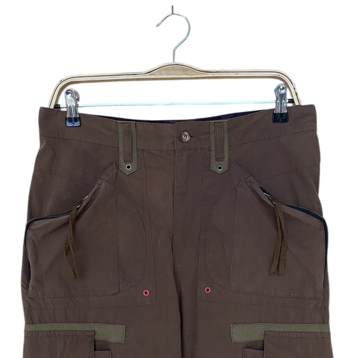 If Six Was Nine × Le Grande Bleu (L.G.B.) × PPFM Vintage Japanese Brand PPFM Tactical Cargo Pants 1990s Size US 31 - 3 Thumbnail