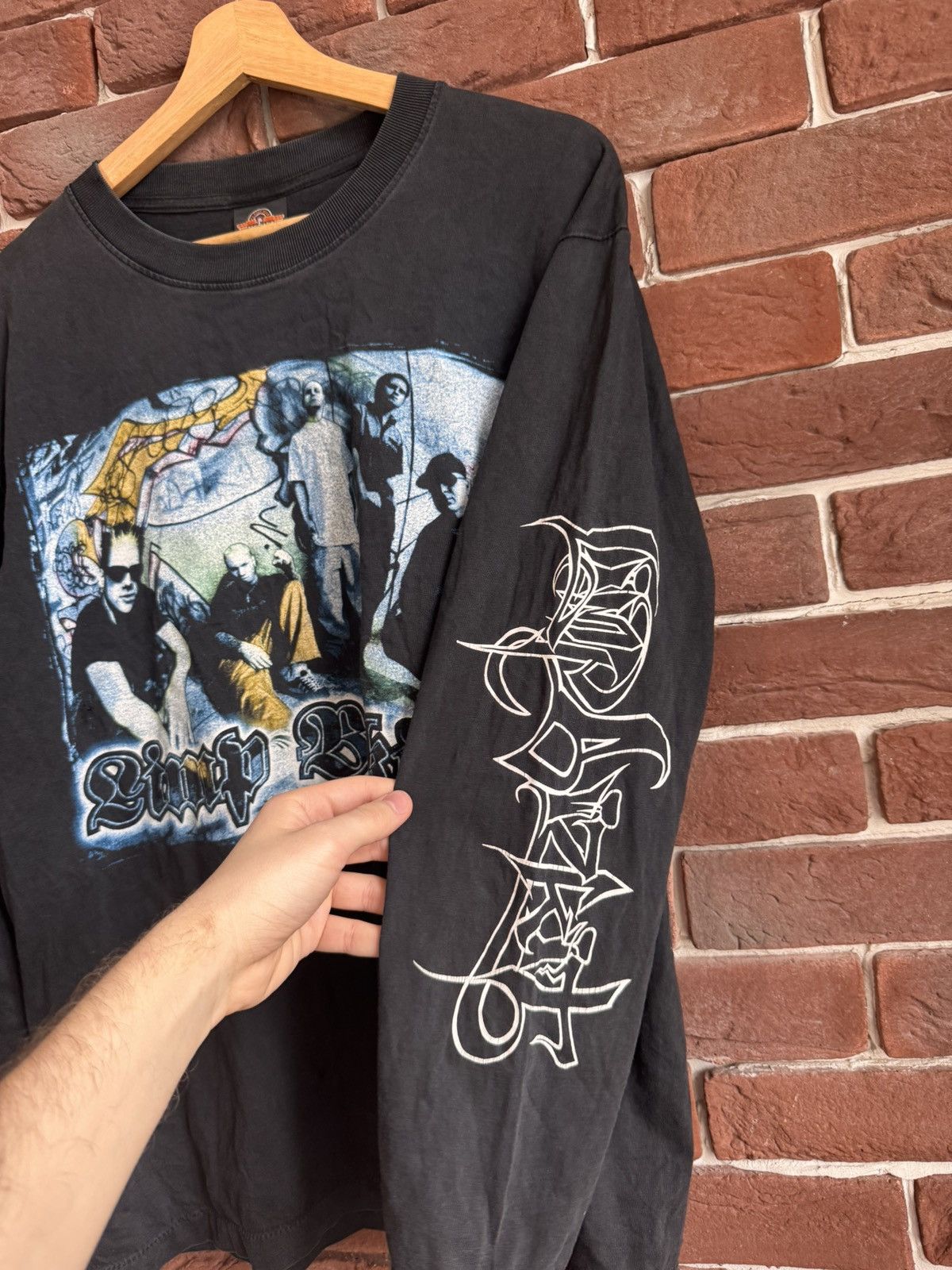 Band Tees Limp Bizkit Vintage Band Tee l Washed Black Rap Rock Size US L / EU 52-54 / 3 - 8 Thumbnail