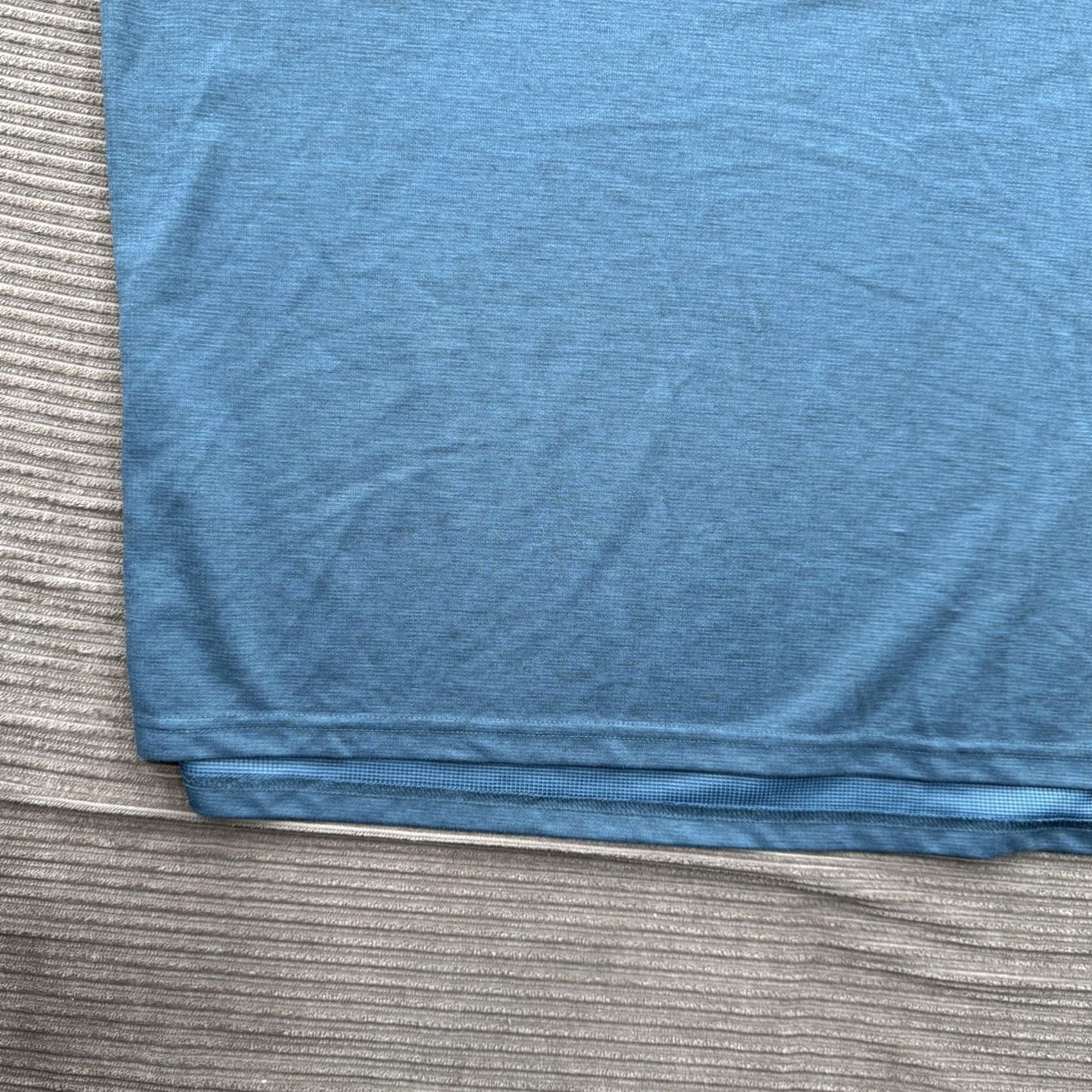 Vintage KÜHL Shirt Mens 2XL Blue Performance Short Sleeve Polo Hiking Pockets Outdoor breathable lightweight moisture-wicking Size US XXL / EU 58 / 5 - 6 Thumbnail