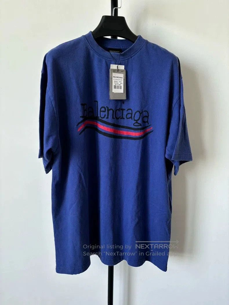 Balenciaga Logo Print Short Sleeve T-shirt.