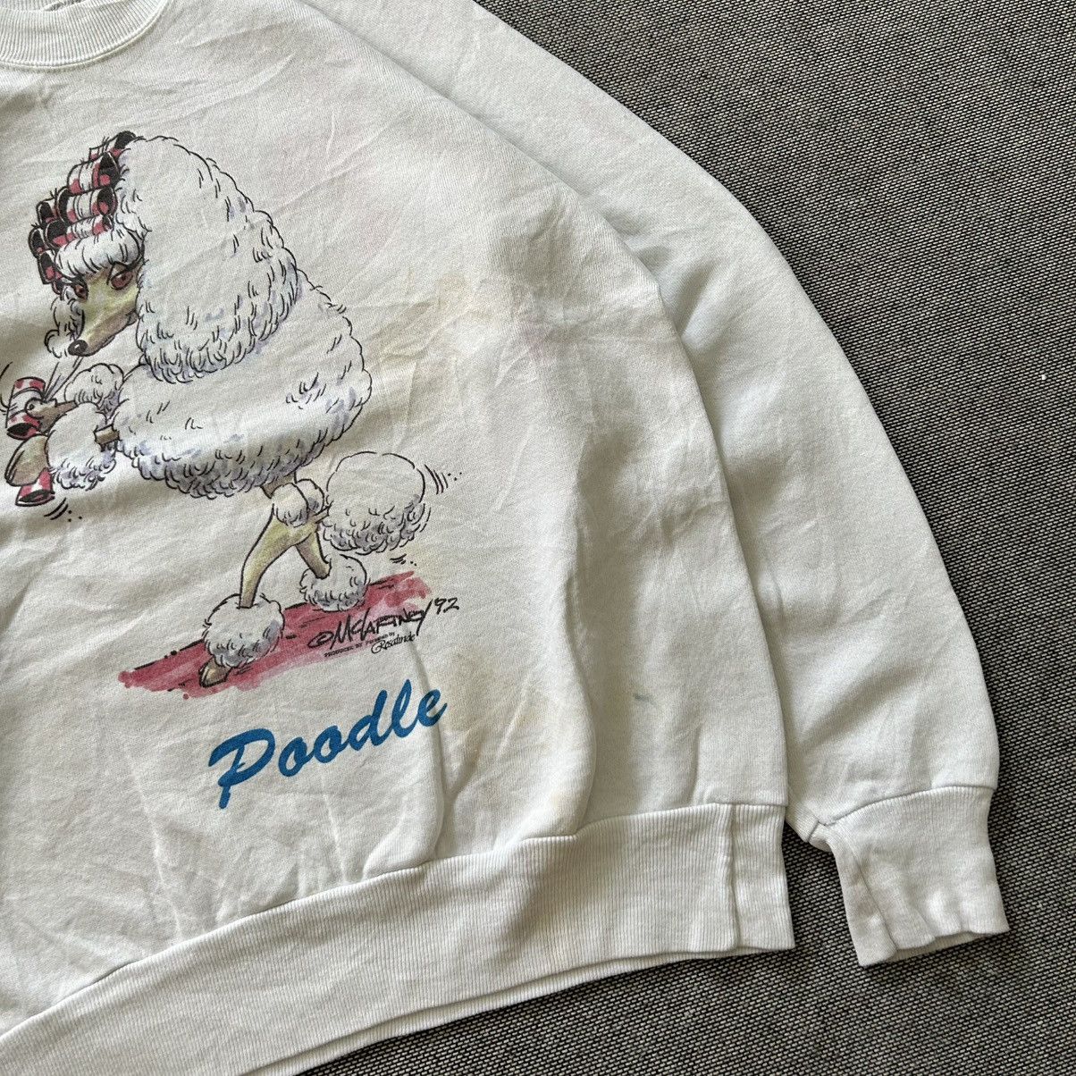 Vintage Vintage Poodle Illustration by Rosalinde Sweatshirt Size US M / EU 48-50 / 2 - 5 Thumbnail