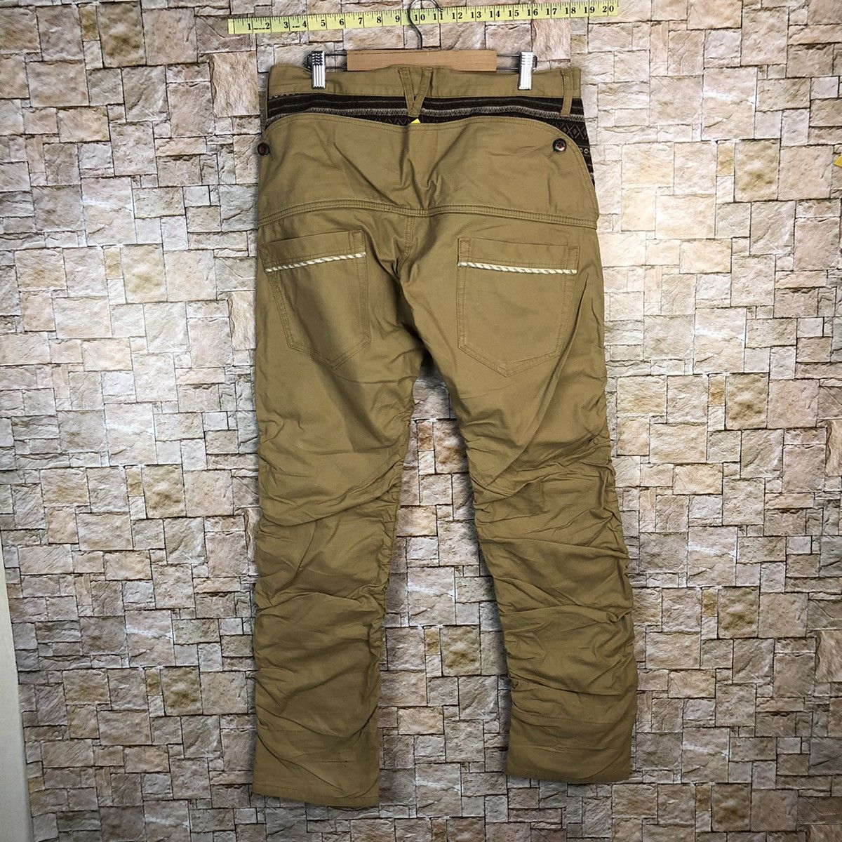 Japanese Brand DL Dominate handcraft Brown Cargo Multipocket Pants #A334 Size US 32 / EU 48 - 12 Thumbnail