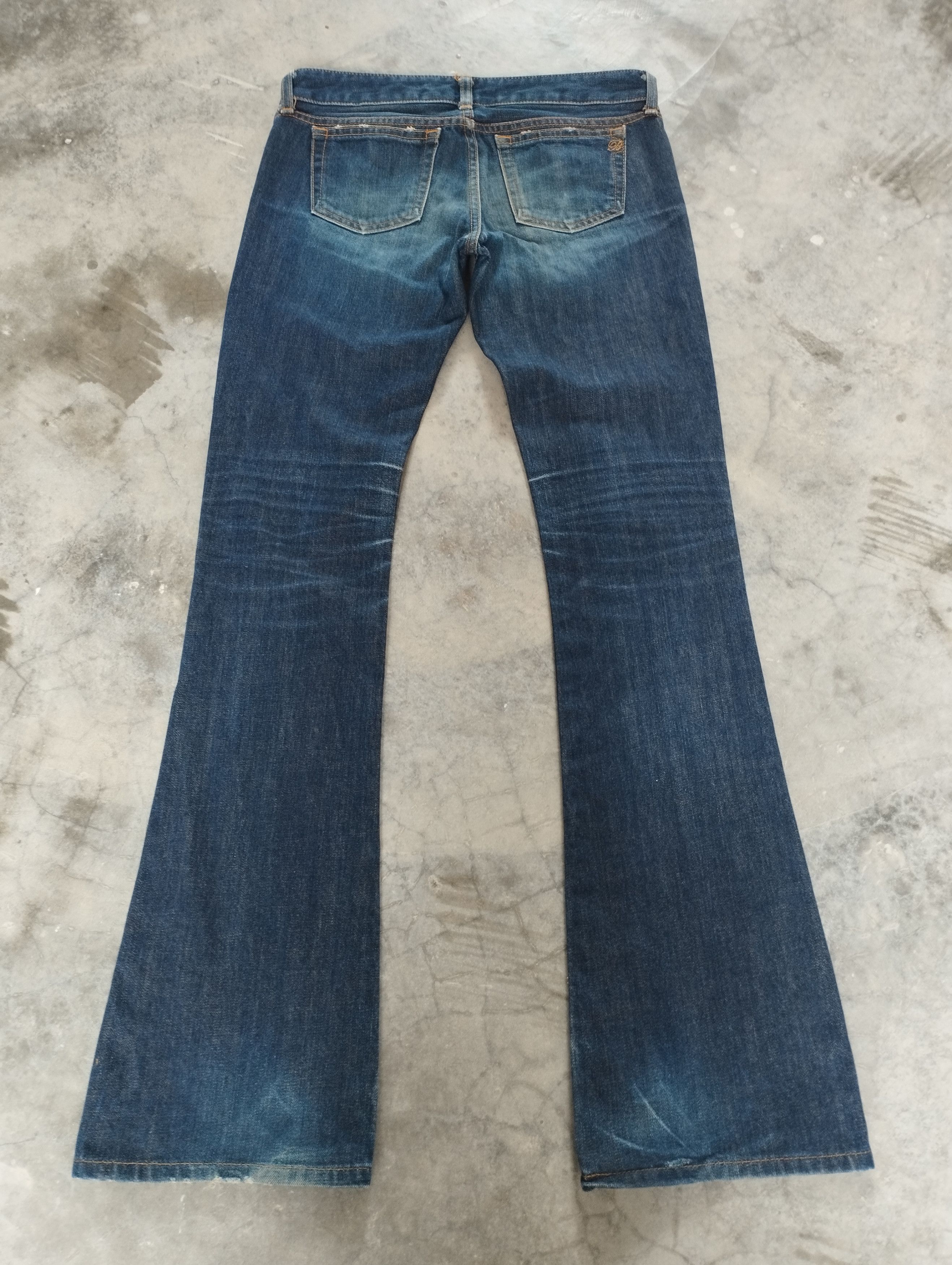 Tornado Mart Flare Jeans Made In Jpan Mud Rusty Black By Moussy Bootcut Size 24" / US 00 / IT 34 - 2 Thumbnail