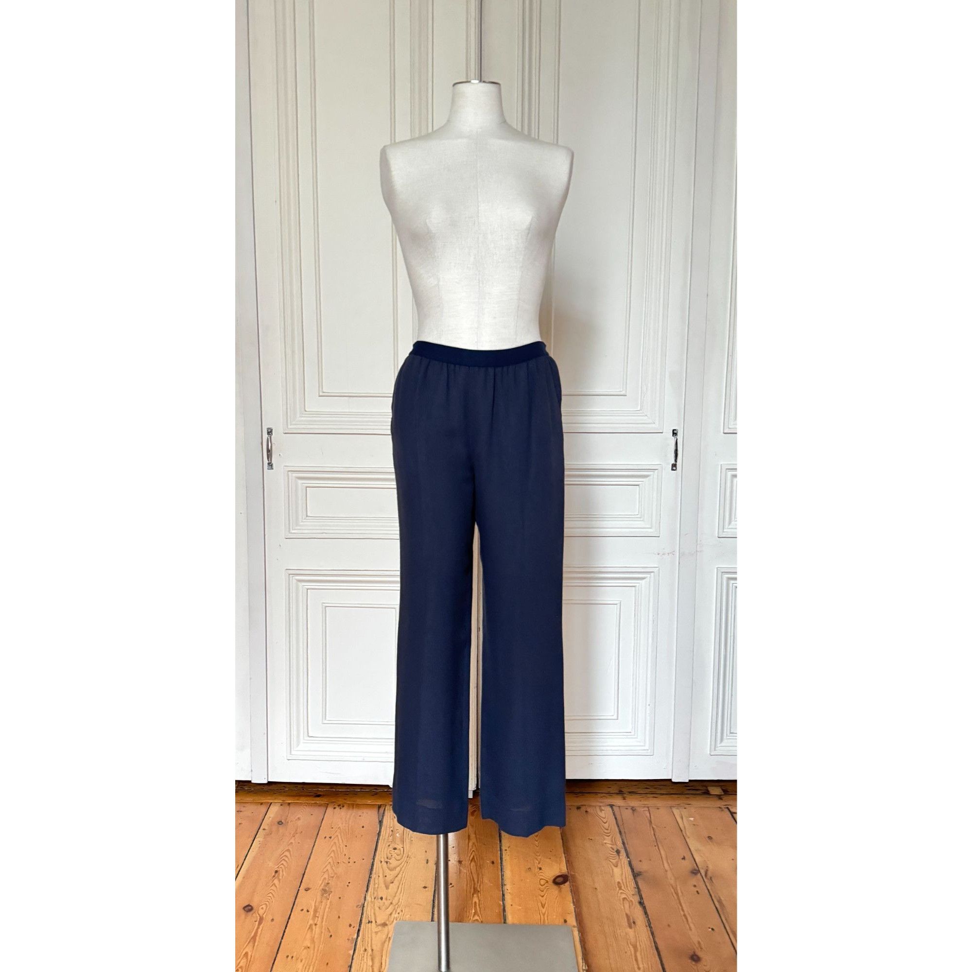 Maison Margiela Spring/Summer 2007 Navy Waist Pants Size 26" / US 2 / IT 38 - 1 Thumbnail