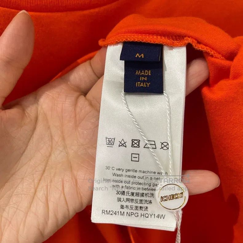 Louis Vuitton Louis Vuitton Printed orange short sleeve Size US M / EU 48-50 / 2 - 4 Thumbnail