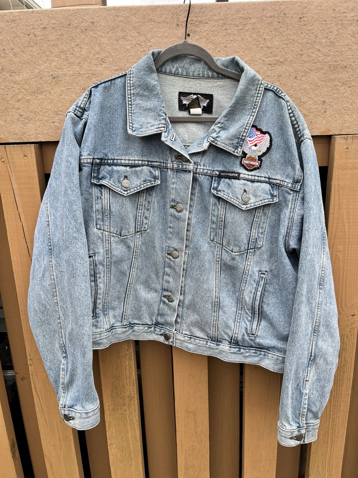 Harley Davidson Harley Davidson Jean Jacket Size US L / EU 52-54 / 3 - 1 Thumbnail