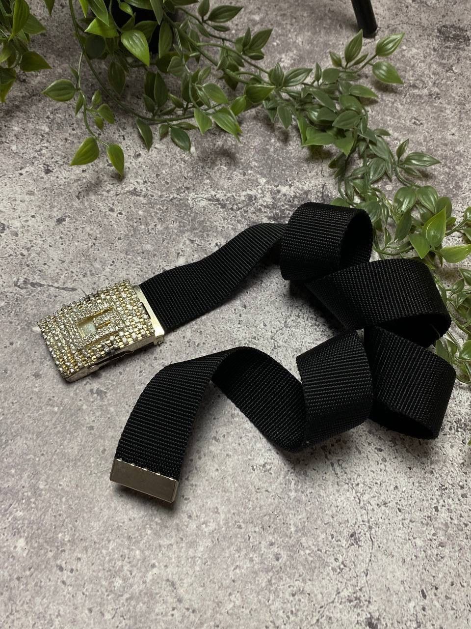 Japanese Brand × Vintage Crazy Y2k G Belt Crystal Logo Belt Japanese Viper Style 90’s Size ONE SIZE - 1 Thumbnail