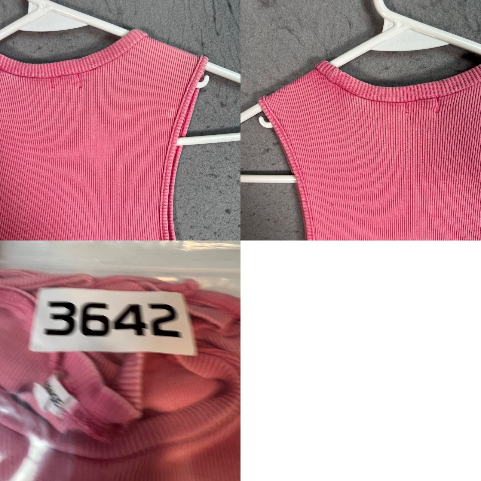 Garage Garage Dress Adult XS Pink Sleeveless Ruched Mini 100% Cotton Womens Size XS / US 0-2 / IT 36-38 - 8 Thumbnail