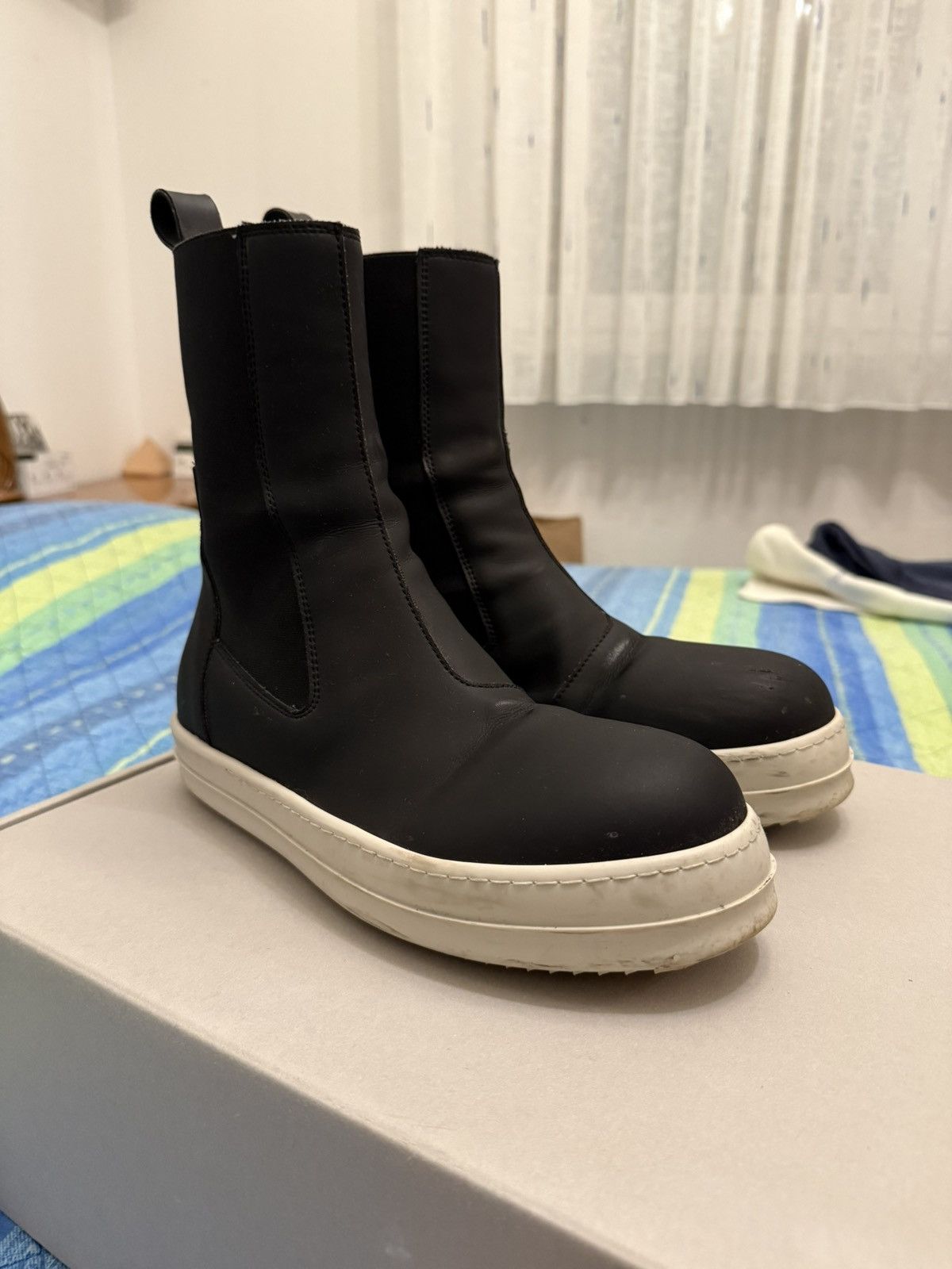 Rick Owens Drkshdw Rick Owens Drkshdw FW20 Performa polyurethane boots Size US 8 / EU 41 - 4 Thumbnail