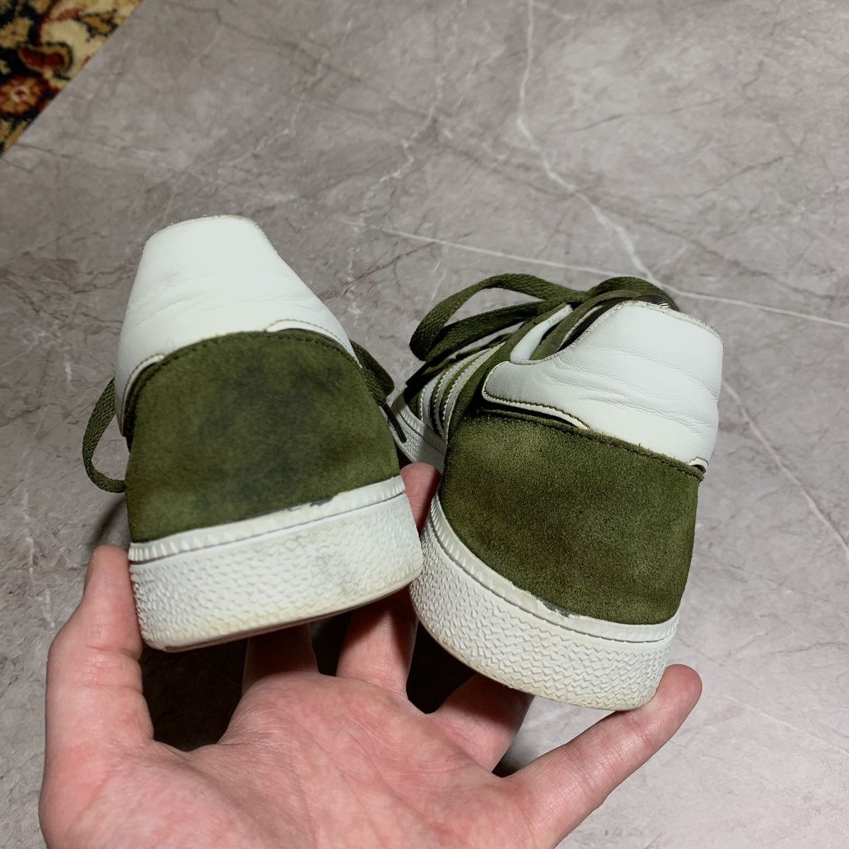 Adidas × Vintage Adidas Spezial Green Rare 2015 Low Sneakers Hype Casual Size US 10.5 / EU 43-44 - 5 Thumbnail
