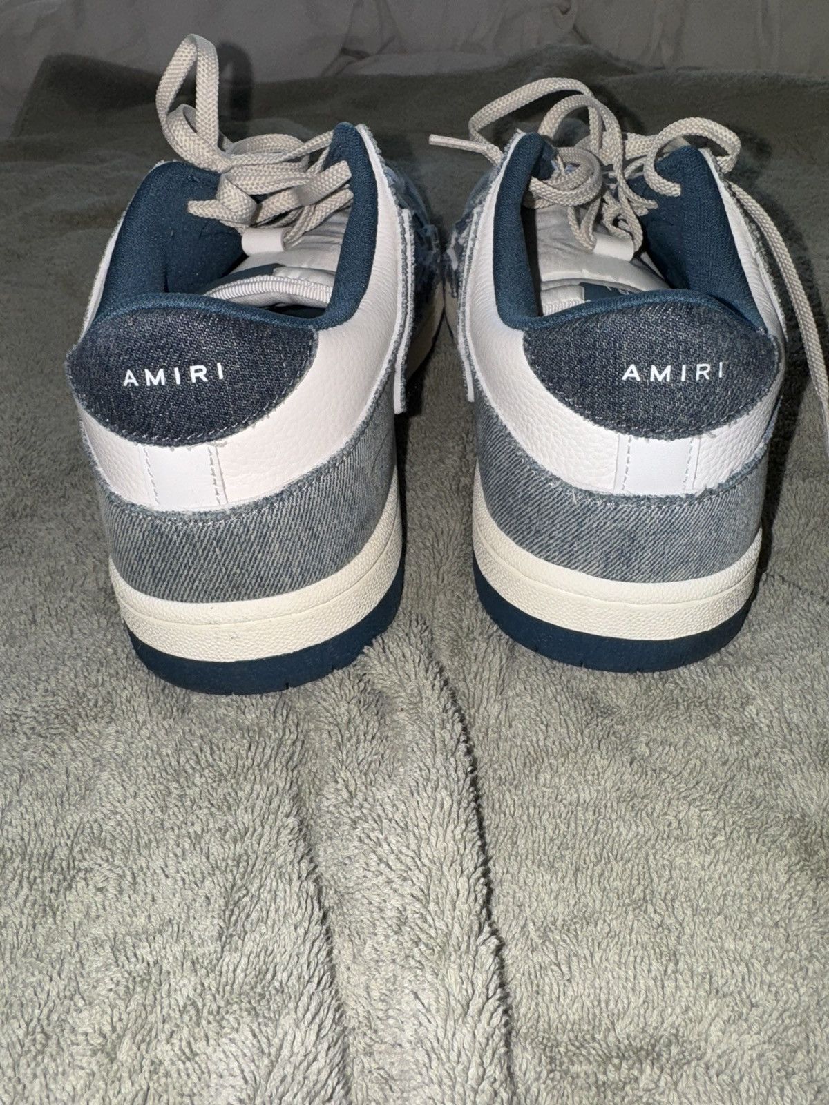 Amiri Amiri Low Top Denim Sneakers Size US 13 / EU 46 - 4 Thumbnail